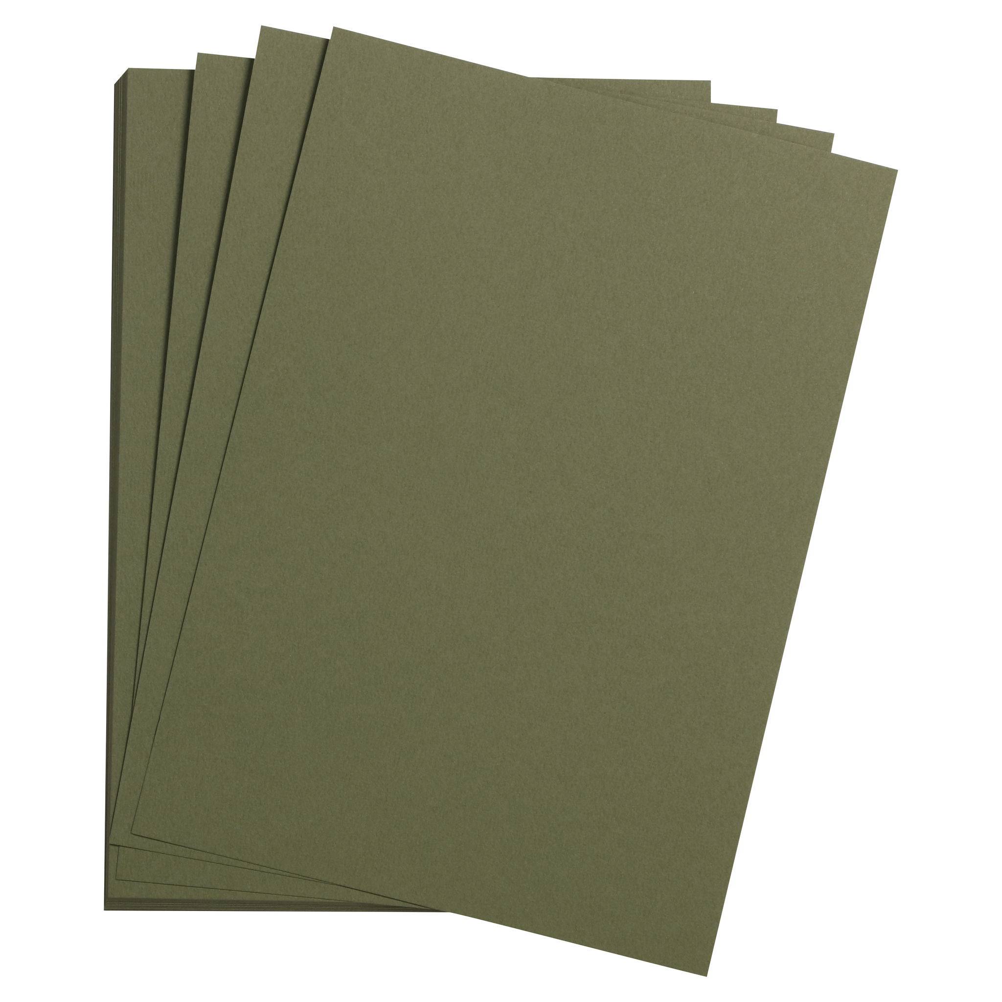 Clairefontaine Zeichenpapier 75x110 cm 10g, Pack. 25 Bogen - Ozeangrün 93686C
