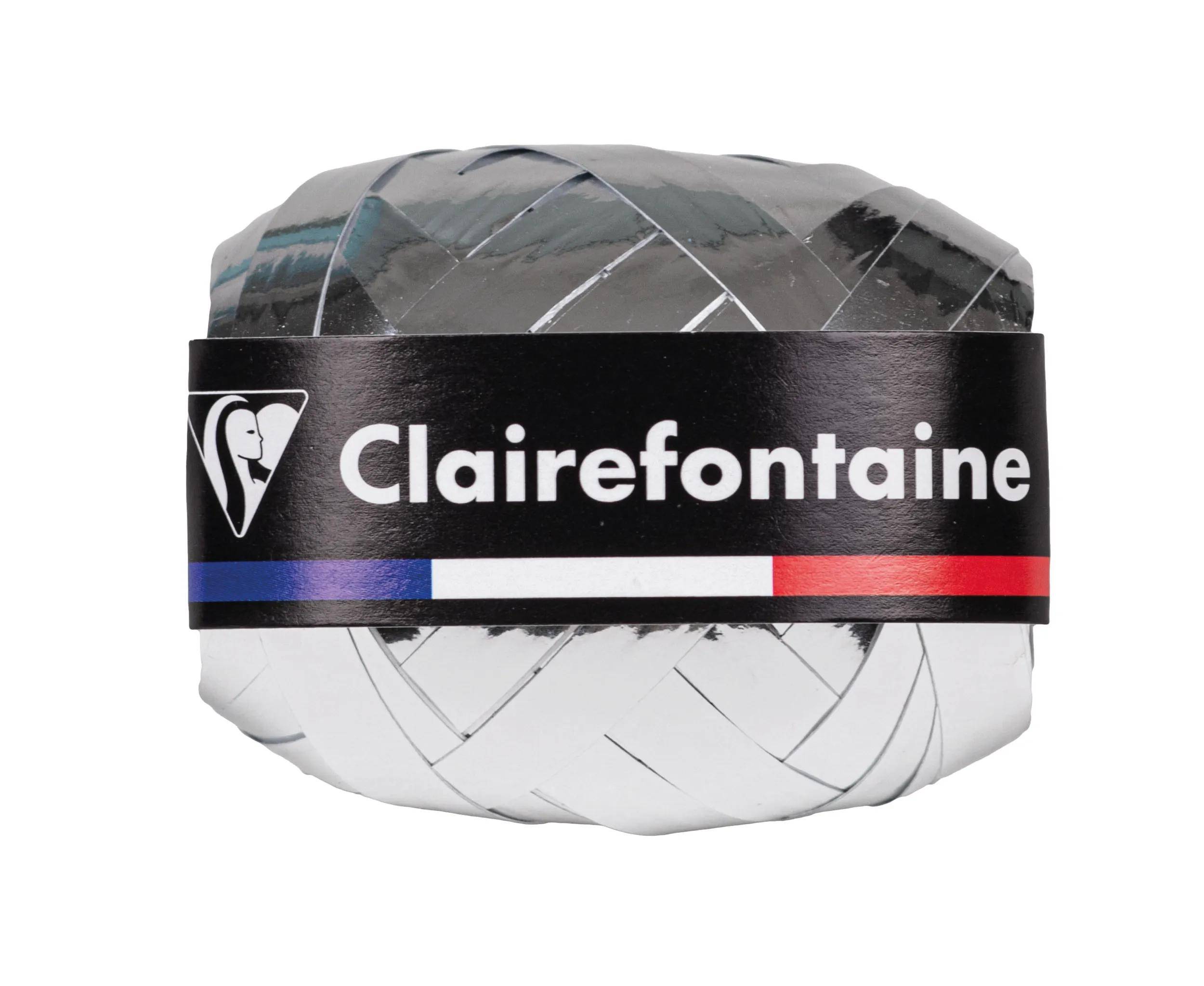 Clairefontaine Display 24 Geschenkband Metallic-Effekt Gold und Silber 612008C