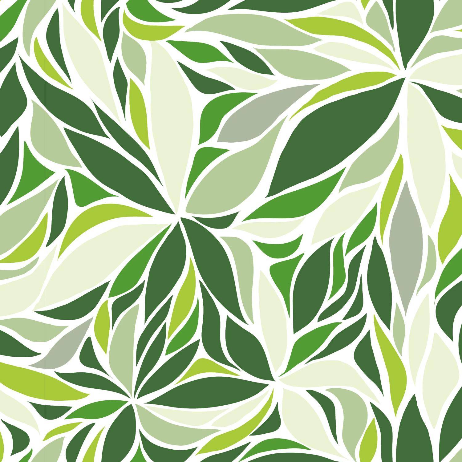 Clairefontaine Geschenkpapier Excellia 80g, 50x0,70m, Blütenblätter Grün 202115C