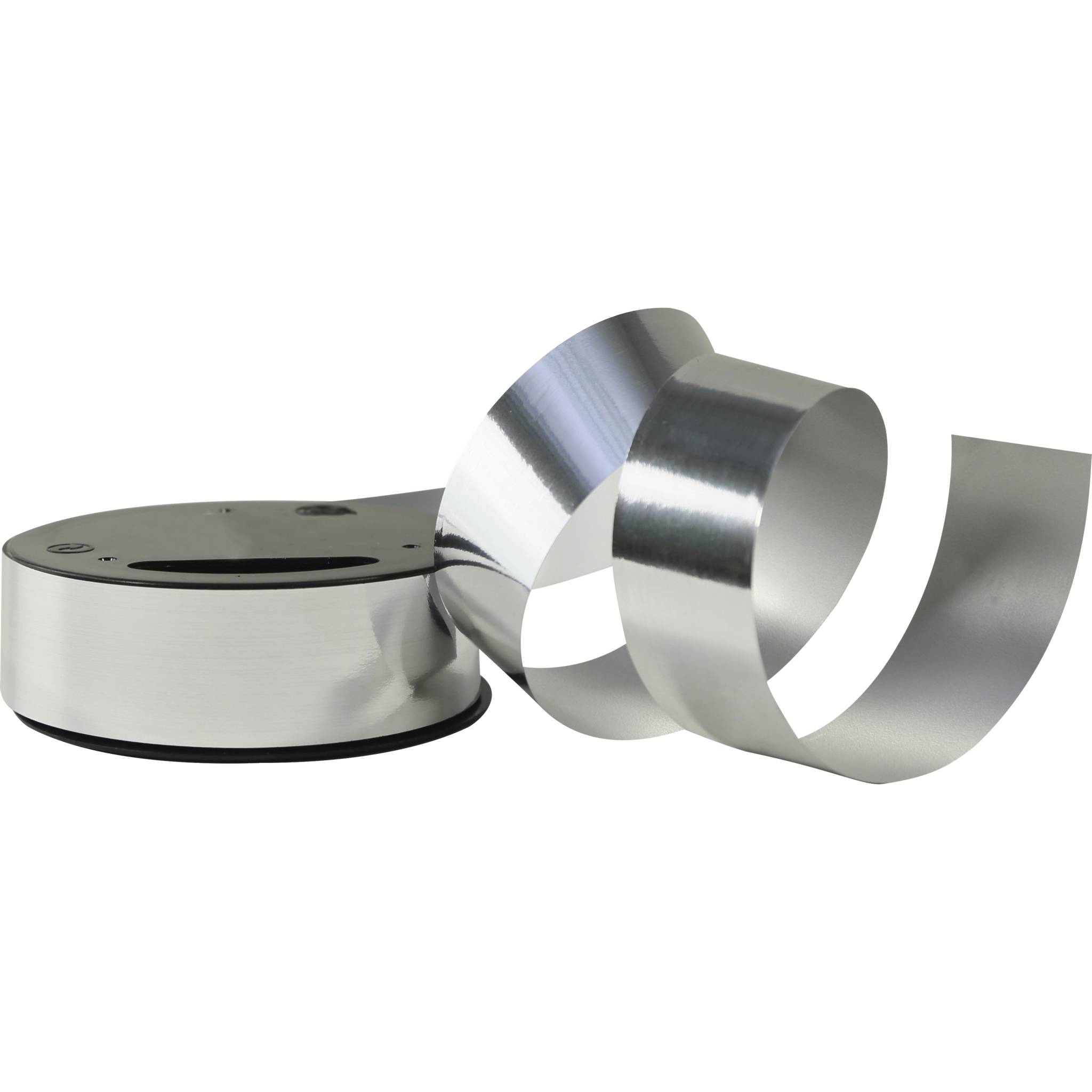 Clairefontaine 8 Spulen Geschenkbänder Metallic-Effekt 10mx25mm Silber 616176C