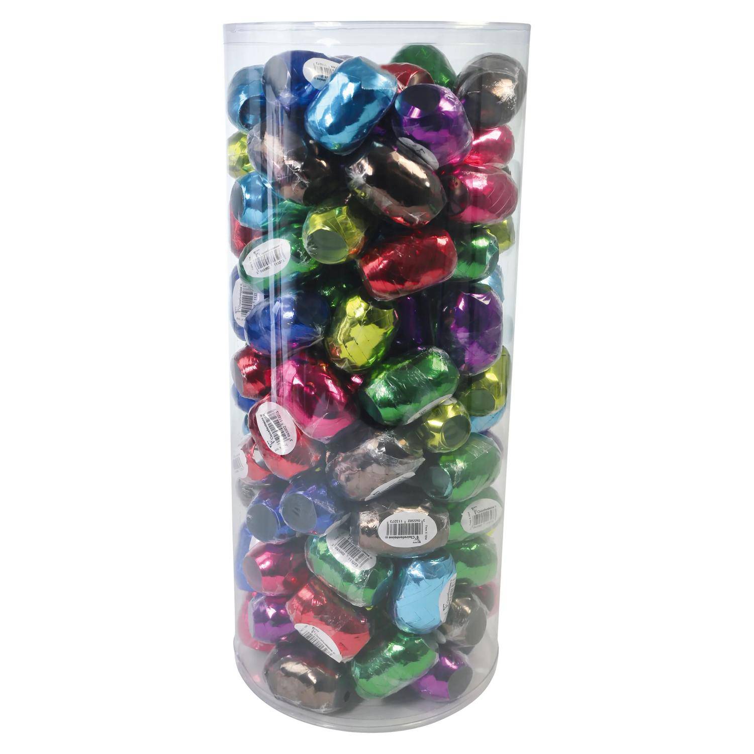 Clairefontaine Kristallbox 120 Spulen Geschenkband 10mx7mm Sort. 211327C