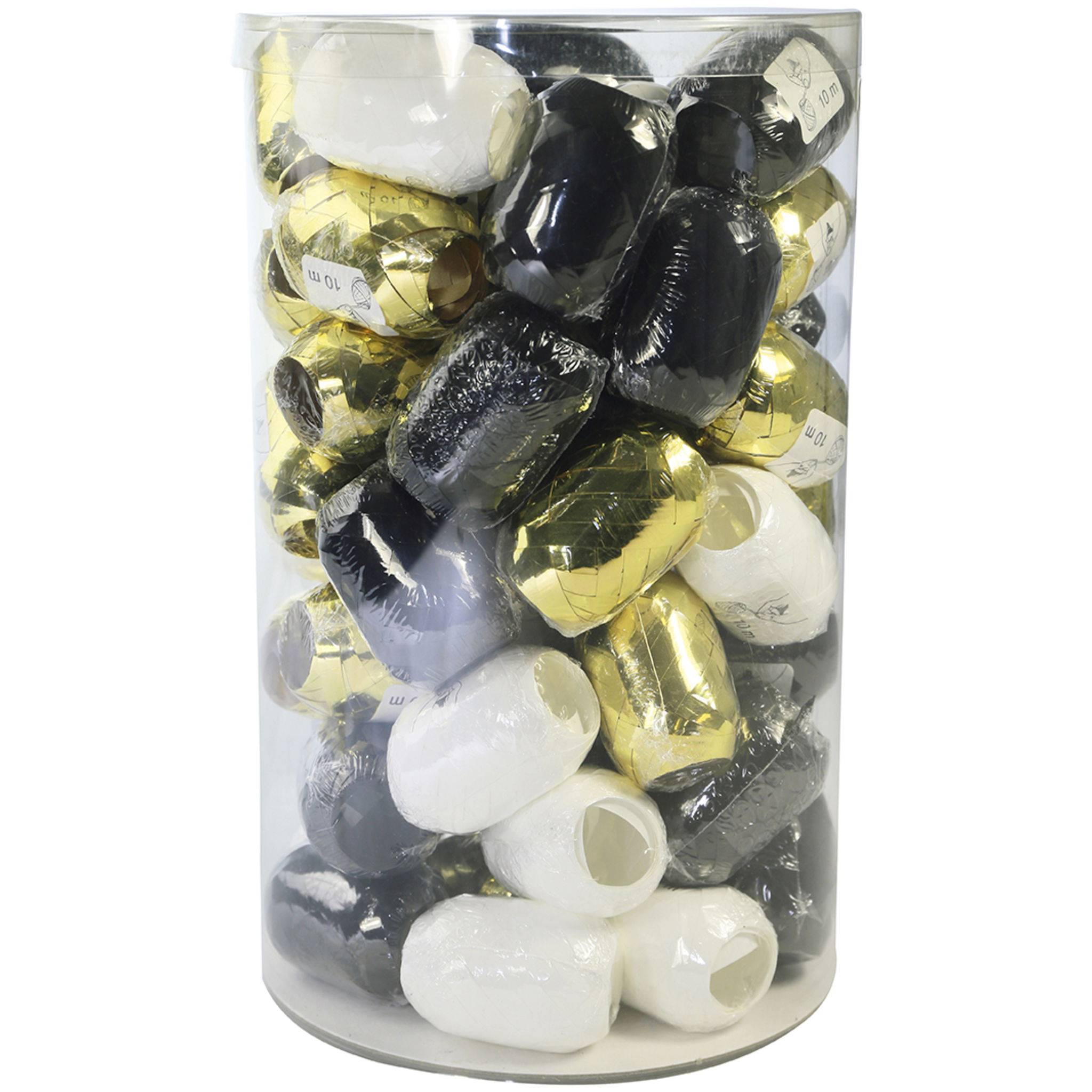 Clairefontaine Rohrverpackung 60 Geschenkbänder 10mx7mm Sort. chic 211390C