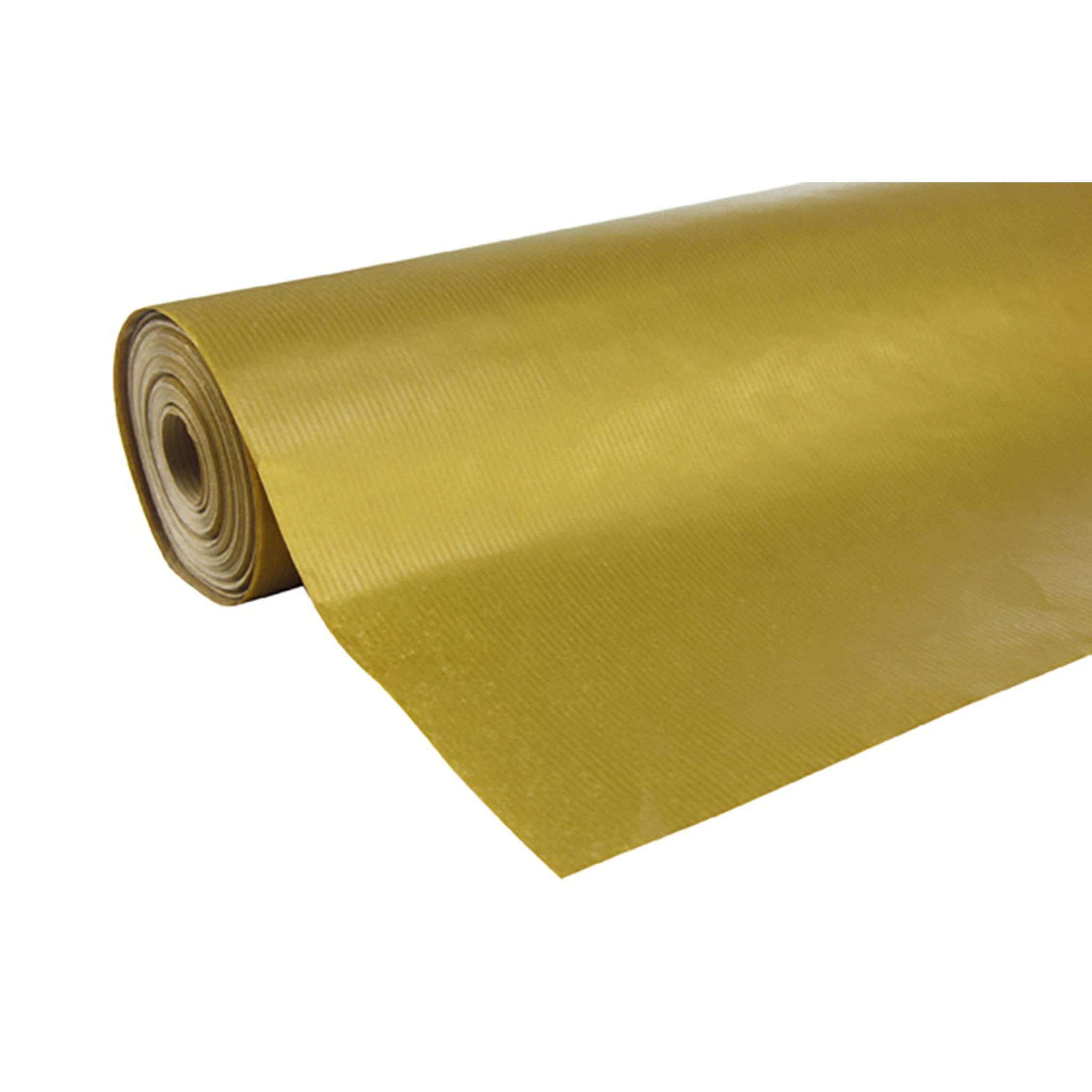 Clairefontaine Geschenkpapier Kraftpapier 60g Rolle 250mx0,70m Gold 507275C