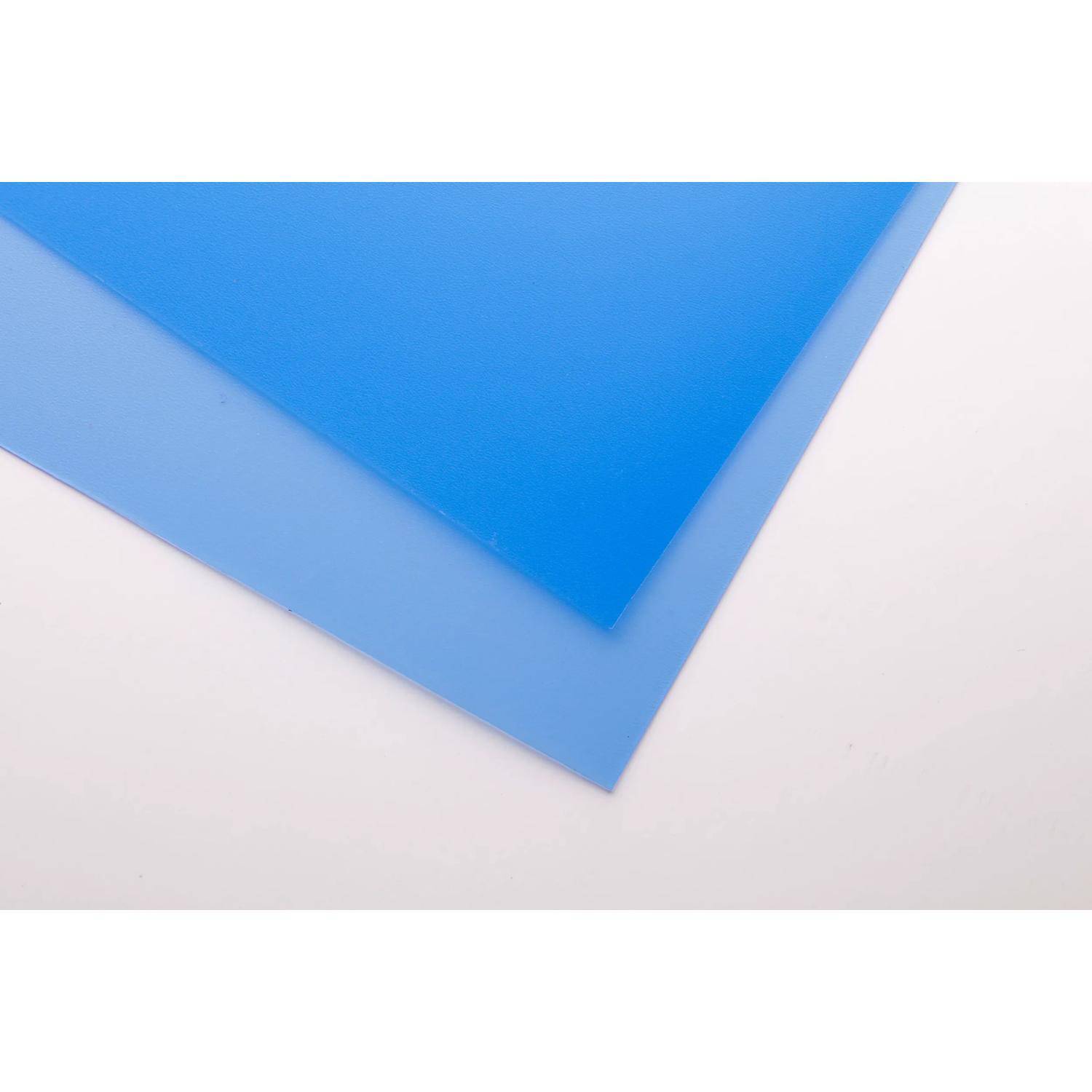Clairefontaine Polypro, Packung 10 Bogen PP transparent, 50x70cm Blau 975858C
