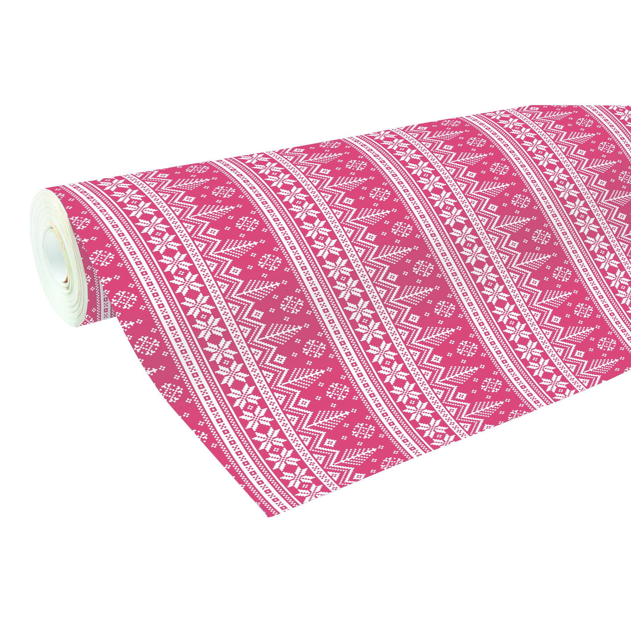 Clairefontaine Geschenkpapierrolle 50x0,70m skandinavisch Rot 201341C