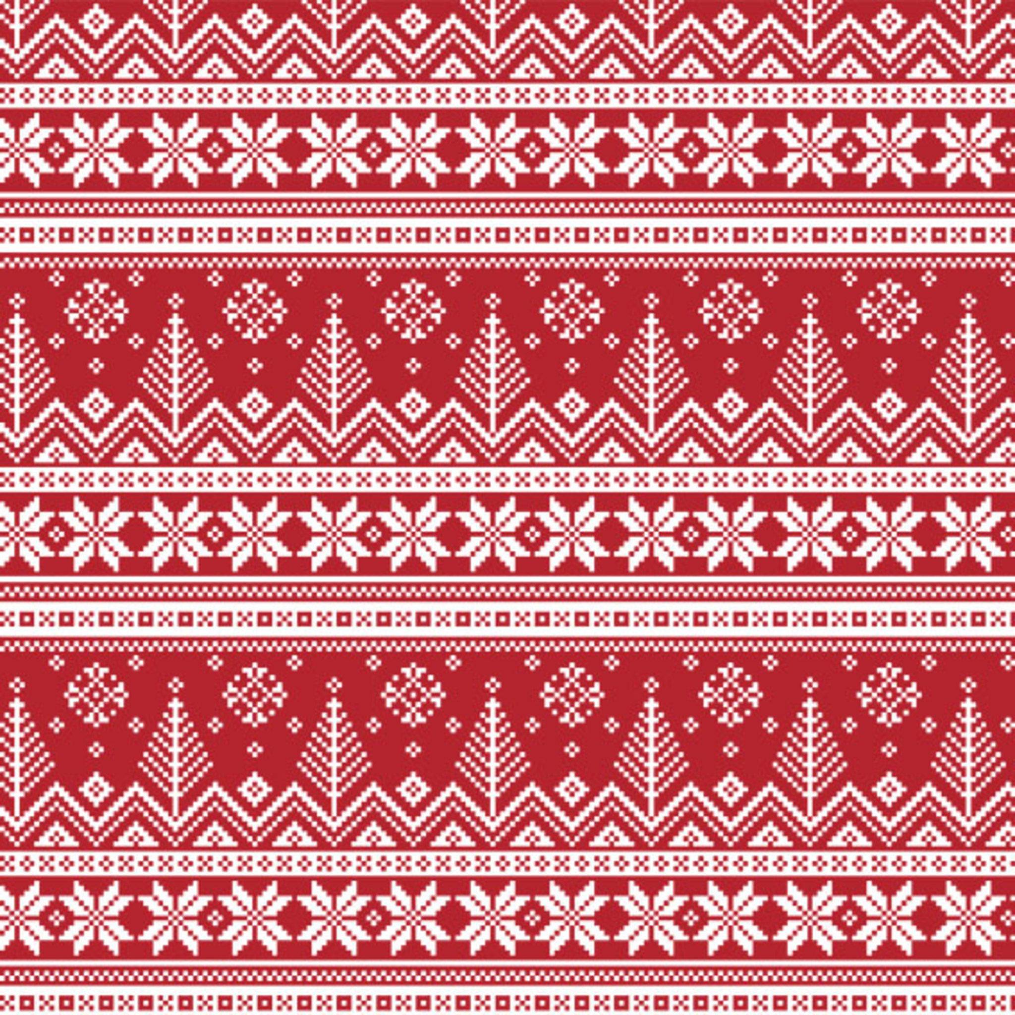 Clairefontaine Geschenkpapierrolle 50x0,70m skandinavisch Rot 201341C