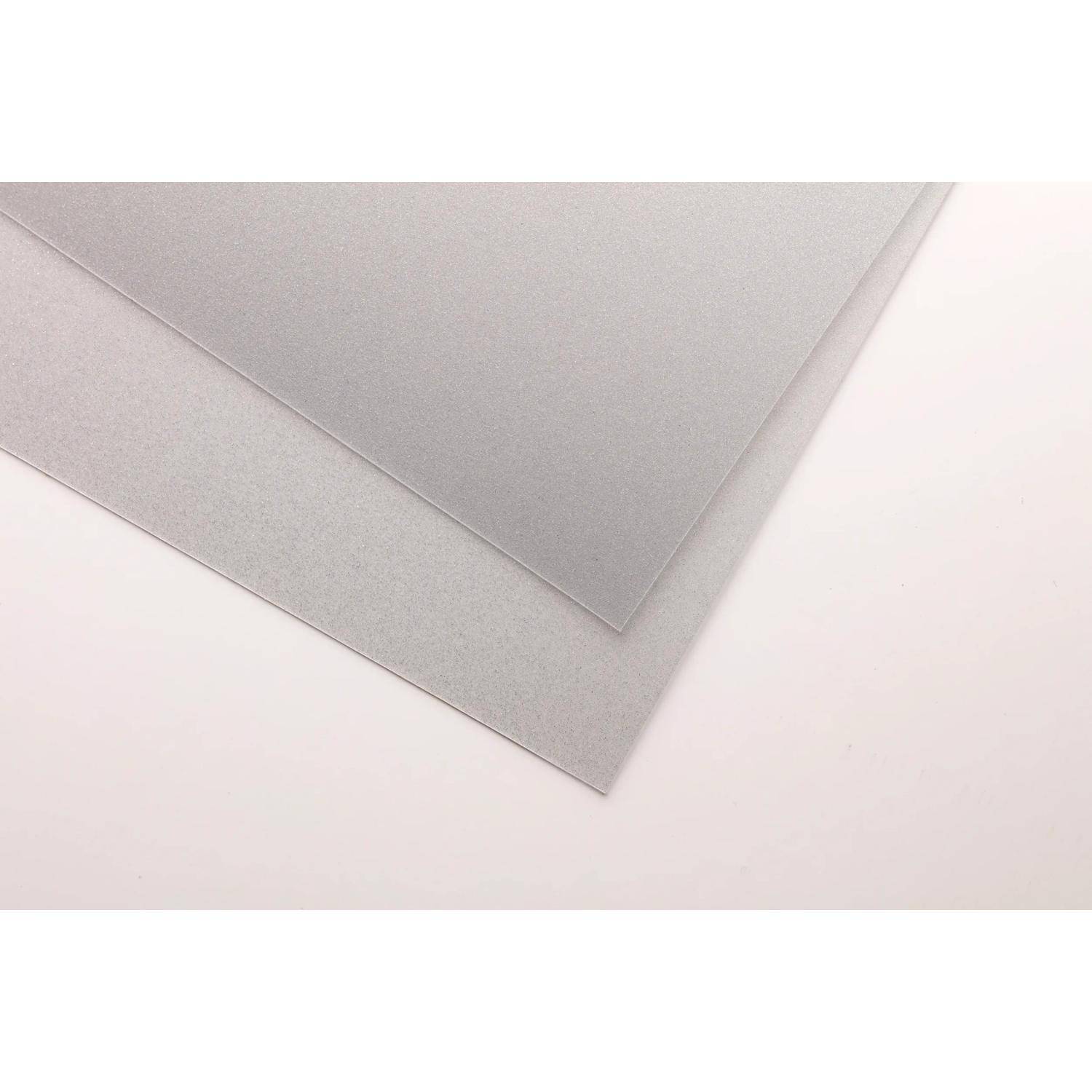 Clairefontaine Polypro, Packung 10 Bogen PP transparent, 50x70cm Silber 975860C