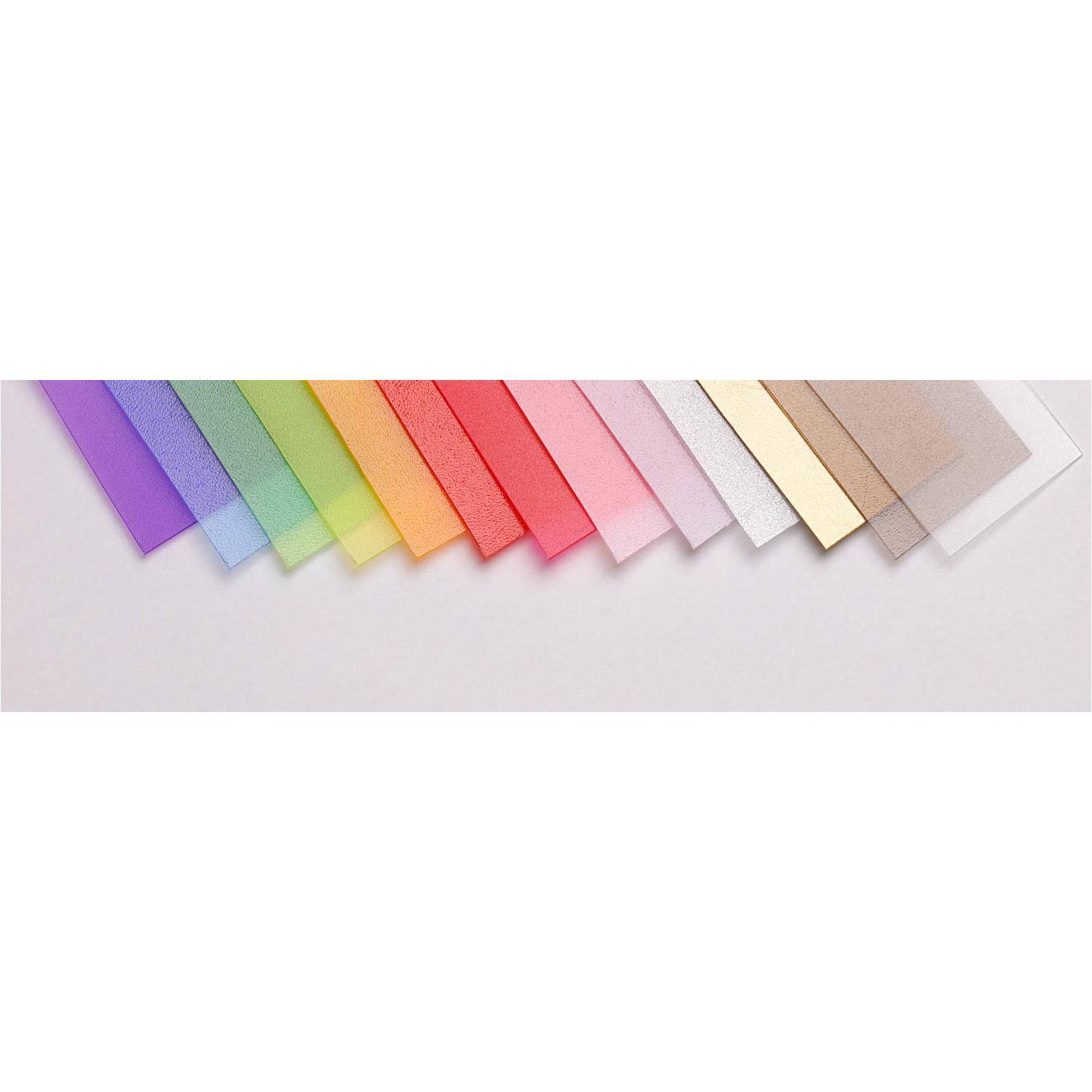 Clairefontaine Polypro, Packung 10 Bogen PP transparent, 50x70cm Silber 975860C