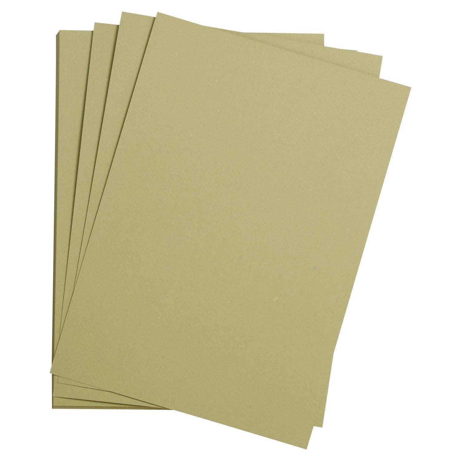 Clairefontaine Zeichenpapier 50x65 cm 160g, Pack. 24 Bogen - Mandelgrün 93784C