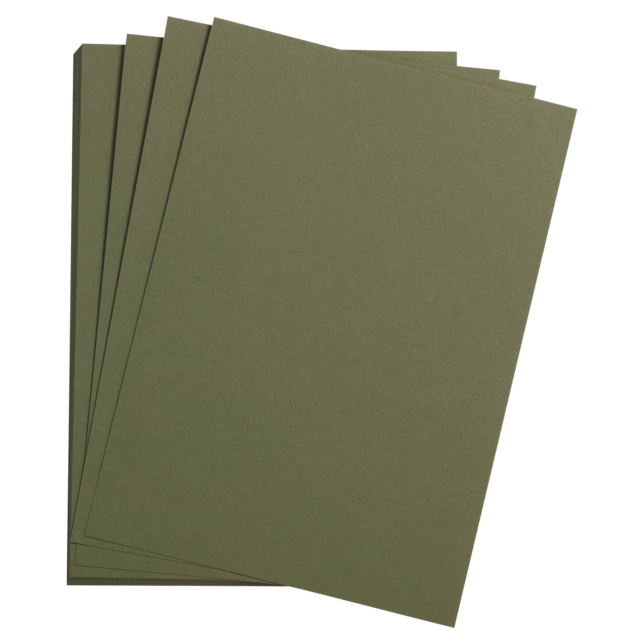 Clairefontaine Zeichenpapier 50x65 cm 160g, Pack. 24 Bogen - Ozeangrün 93786C