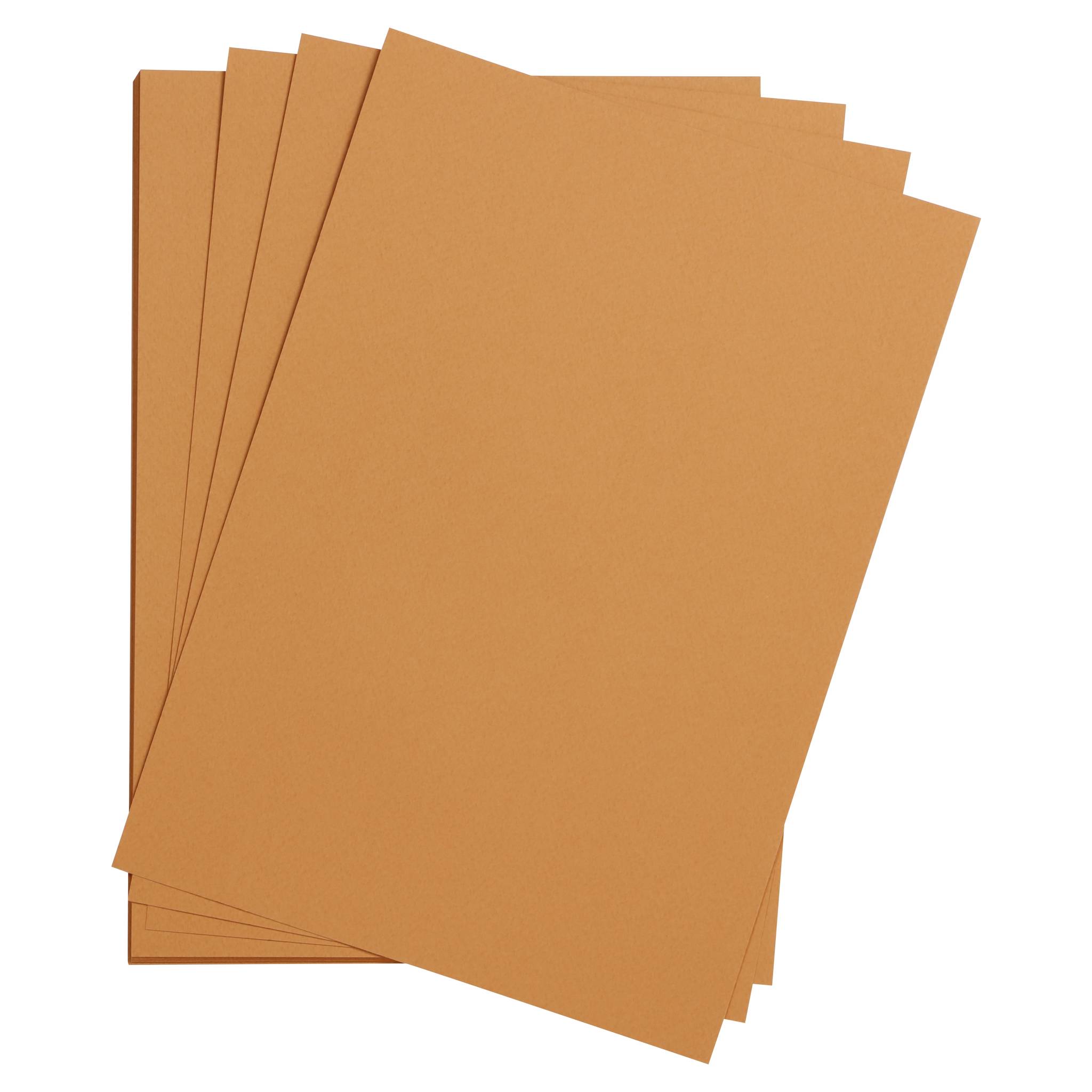 Clairefontaine Zeichenpapier 75x110 cm 10g, Pack. 25 Bogen - Rostfarben 93689C