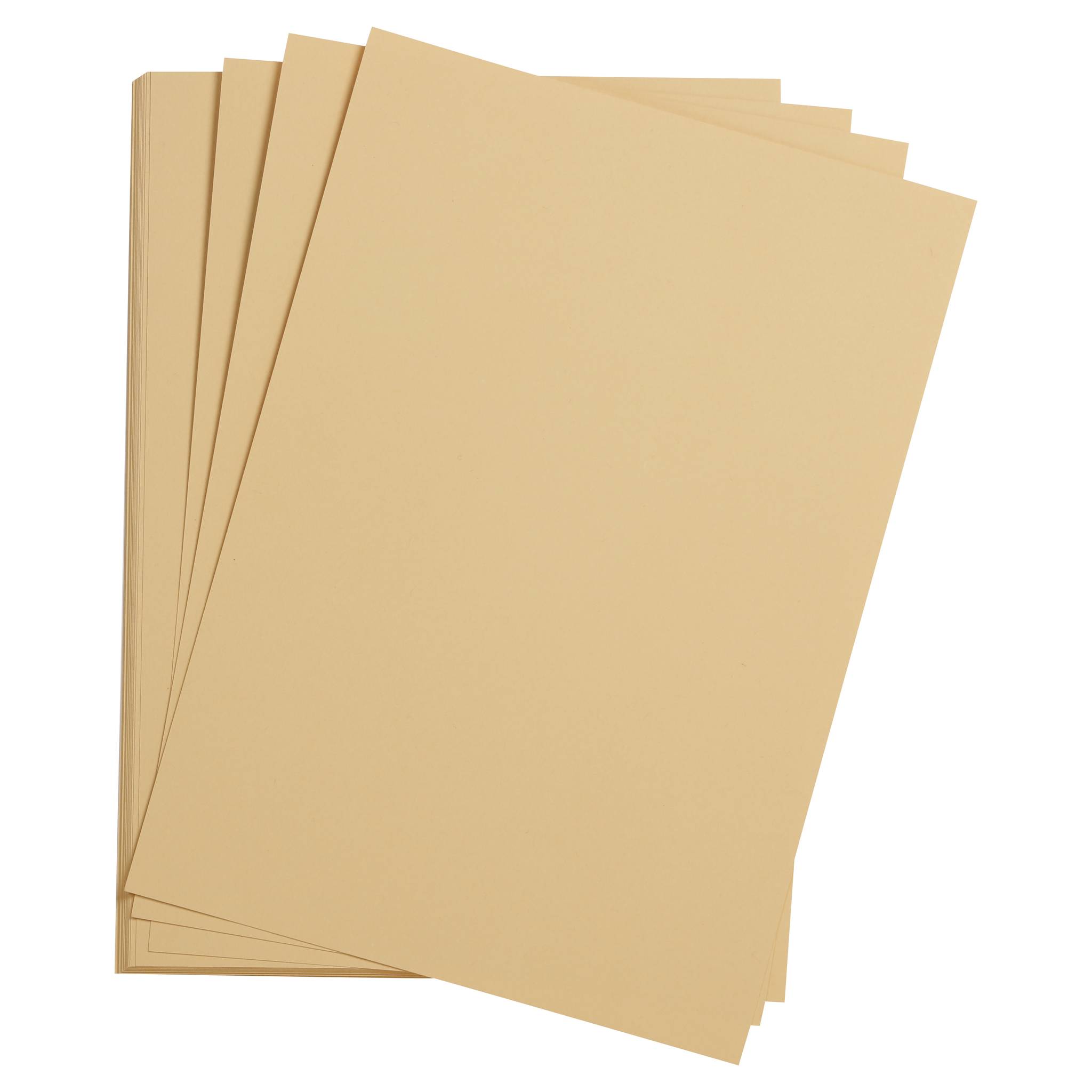Clairefontaine Zeichenpapier 50x65 cm 160g, Pack. 24 Bogen - Maisfarben 93797C