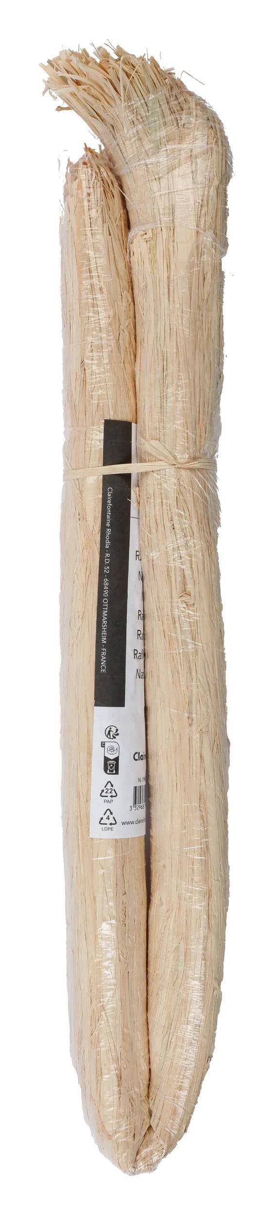 Clairefontaine Geschenkband, Naturbast Raffia 250g - Natur 196075C