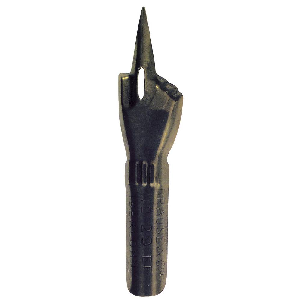 Brause Schachtel mit 50 Schreibfedern Fingerfeder 29B