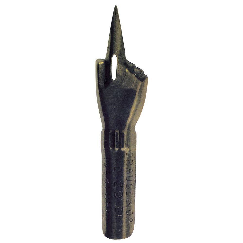 Brause Schachtel mit 50 Schreibfedern Fingerfeder 29B