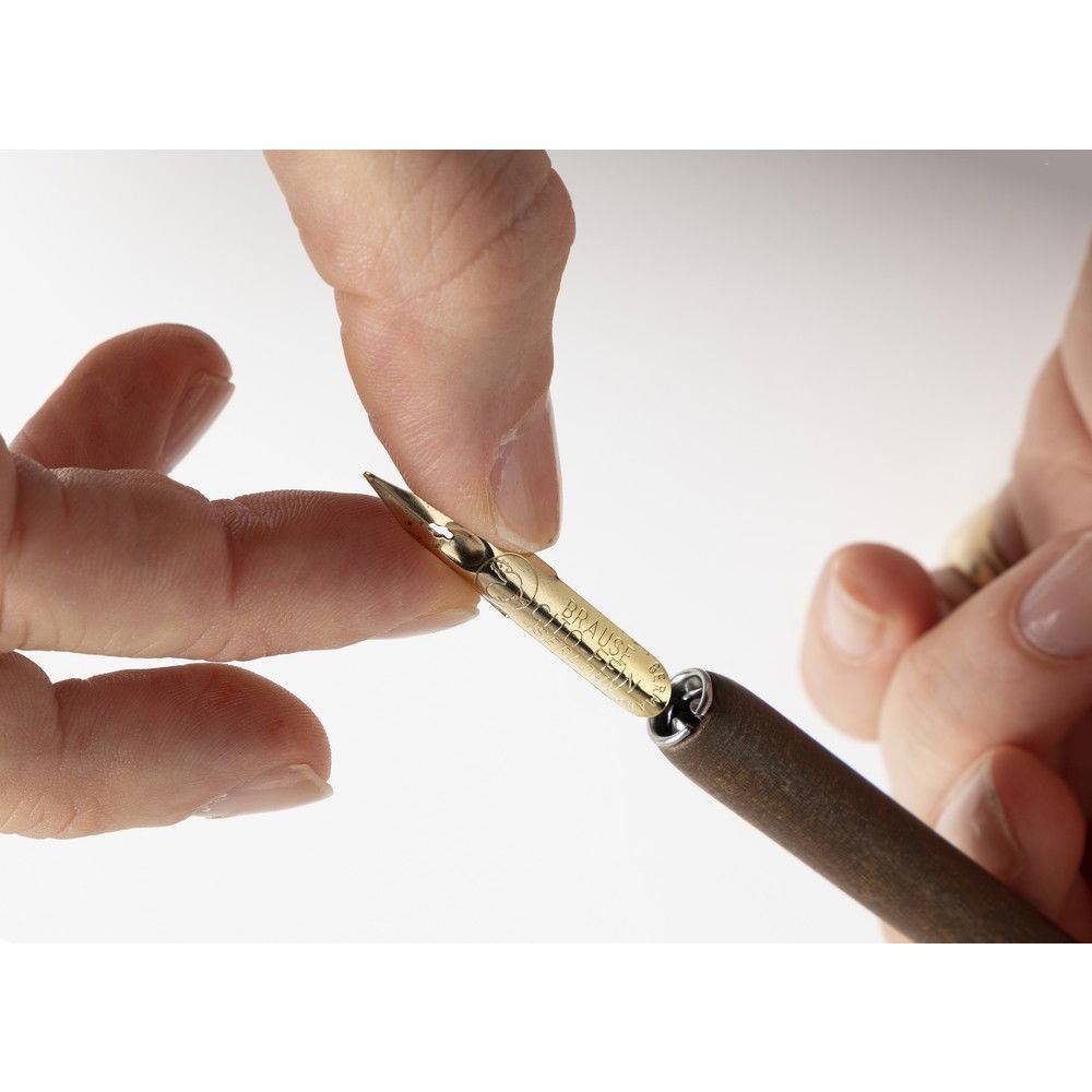 Brause Schachtel mit 100 Schreibfedern Cito Fein 46B