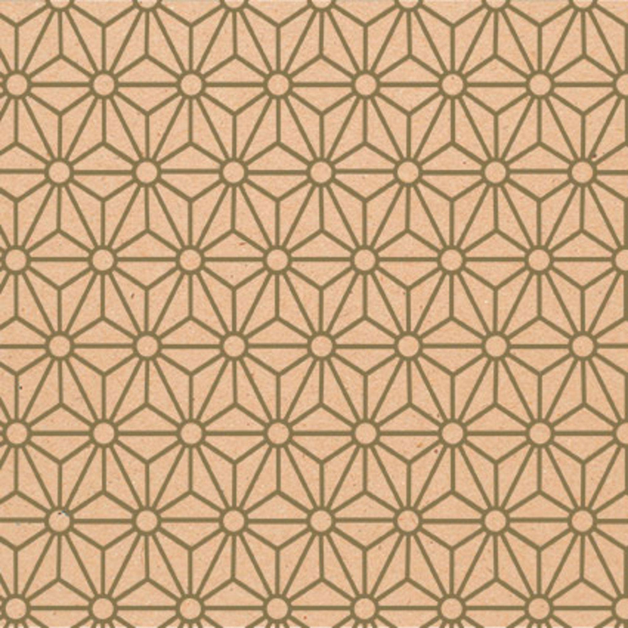 Clairefontaine Geschenkpapierrolle Kraft 70g 50x0,70m, Weihnachten Gold 223803C