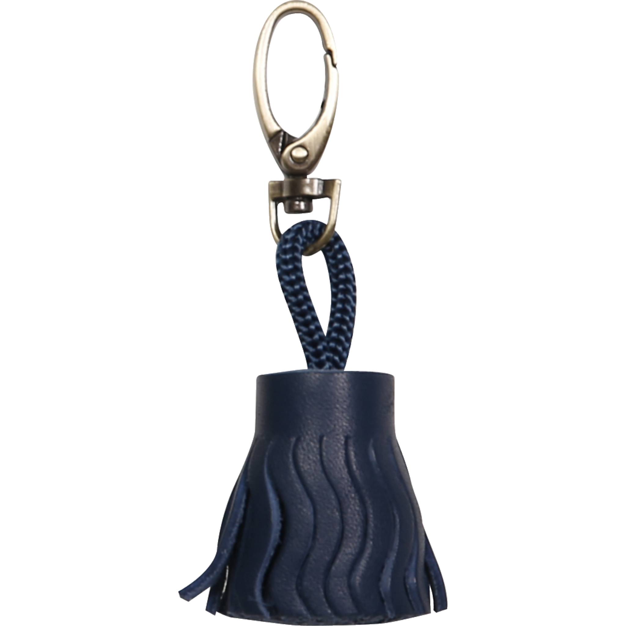 Clairefontaine 2x Lawrence Schlüsselanhänger Leder 4x2,5cm blau 410094C