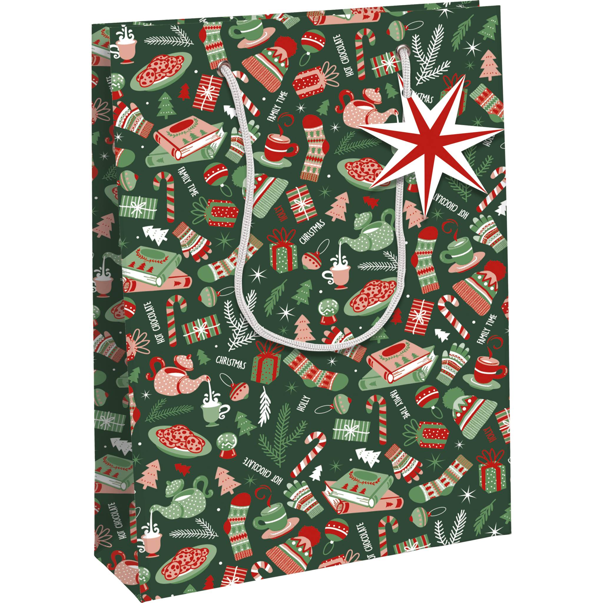 Clairefontaine 6x Cosy, Geschenktasche 26,5x14x33cm Mehrfarbig X-32817-2C