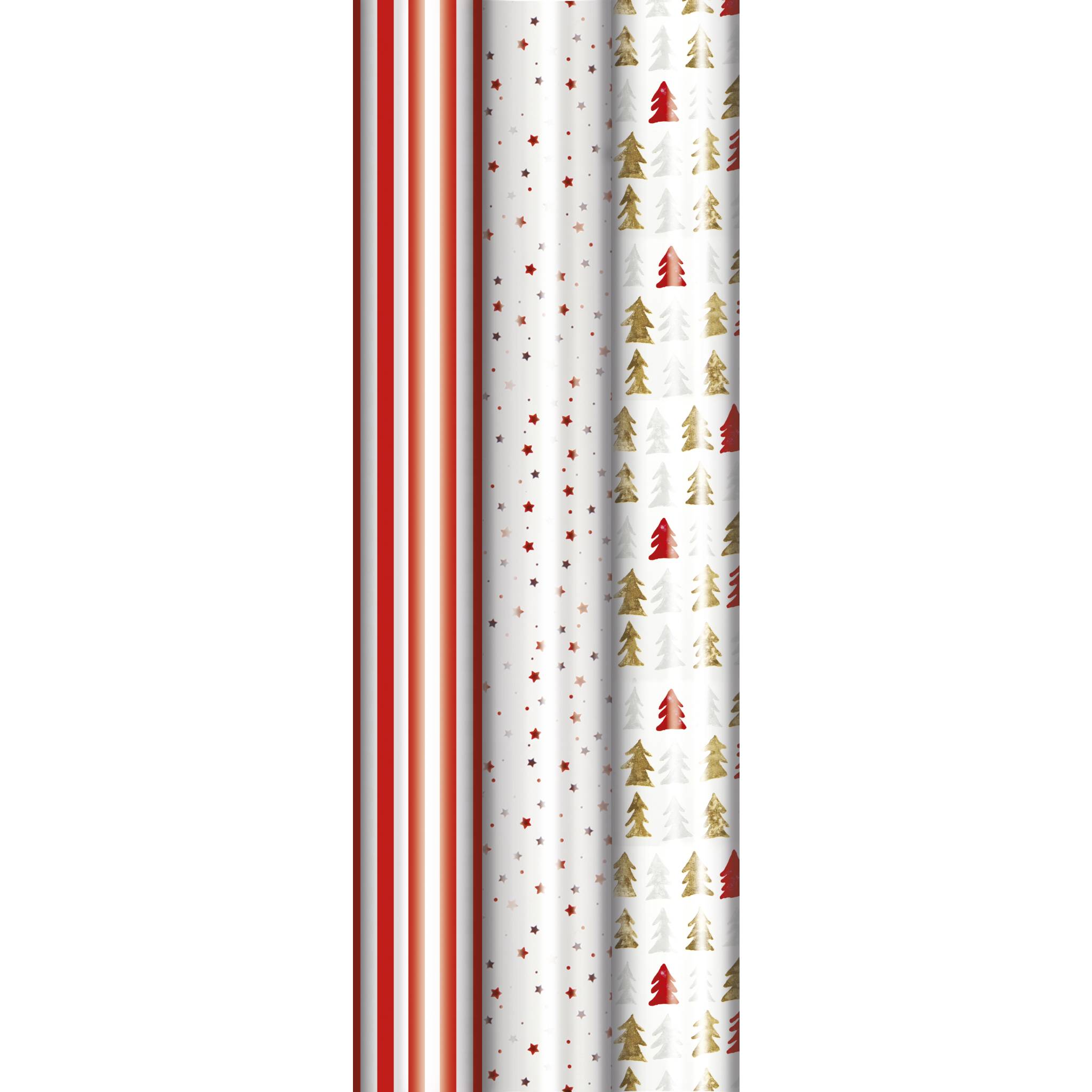 Clairefontaine 30x Geschenkpapierrollen 2x0,70m Weihnachten Santa Sort. 212875C