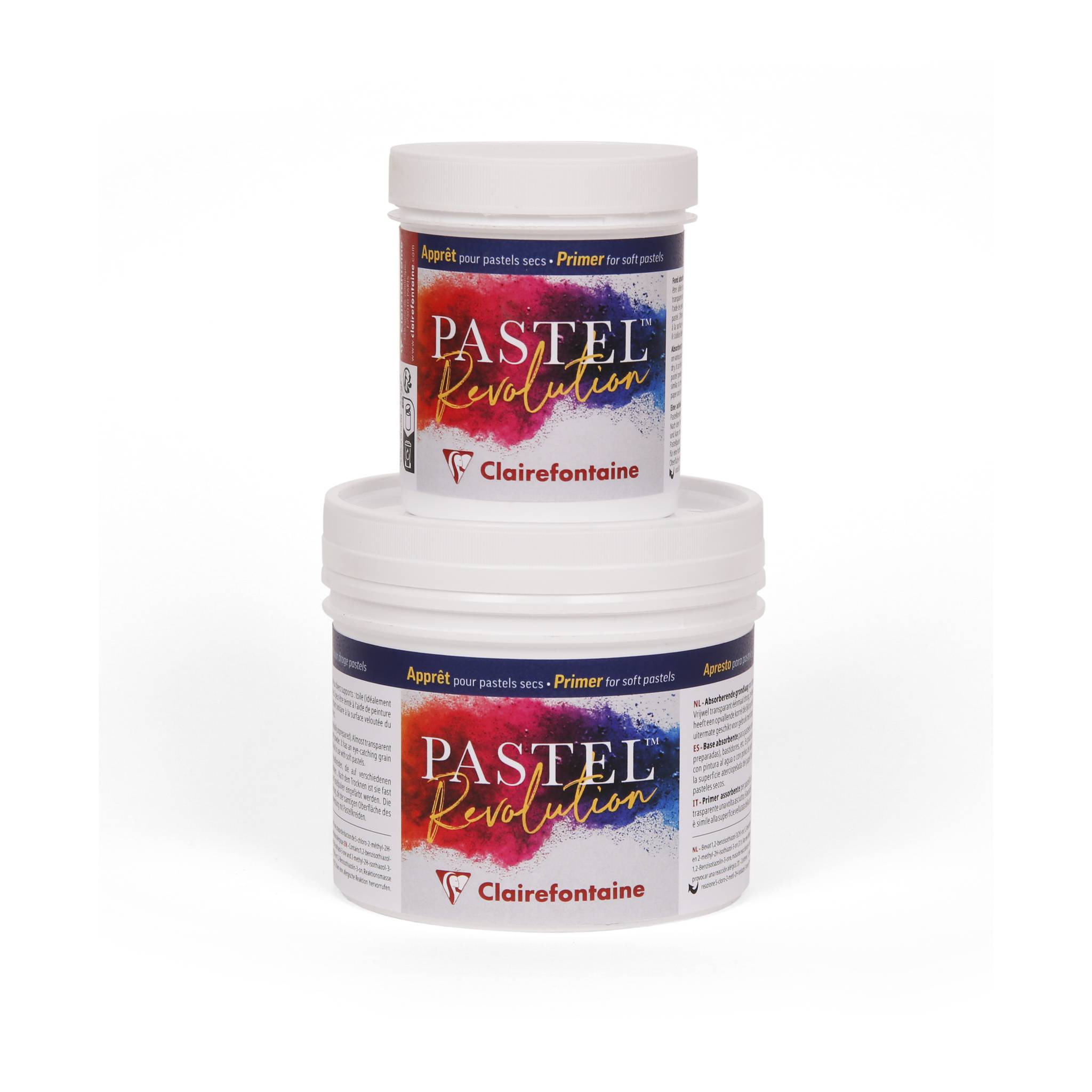 Clairefontaine 8x Pastellgrundierung Pastel Revolution, Topf 250ml 975289C