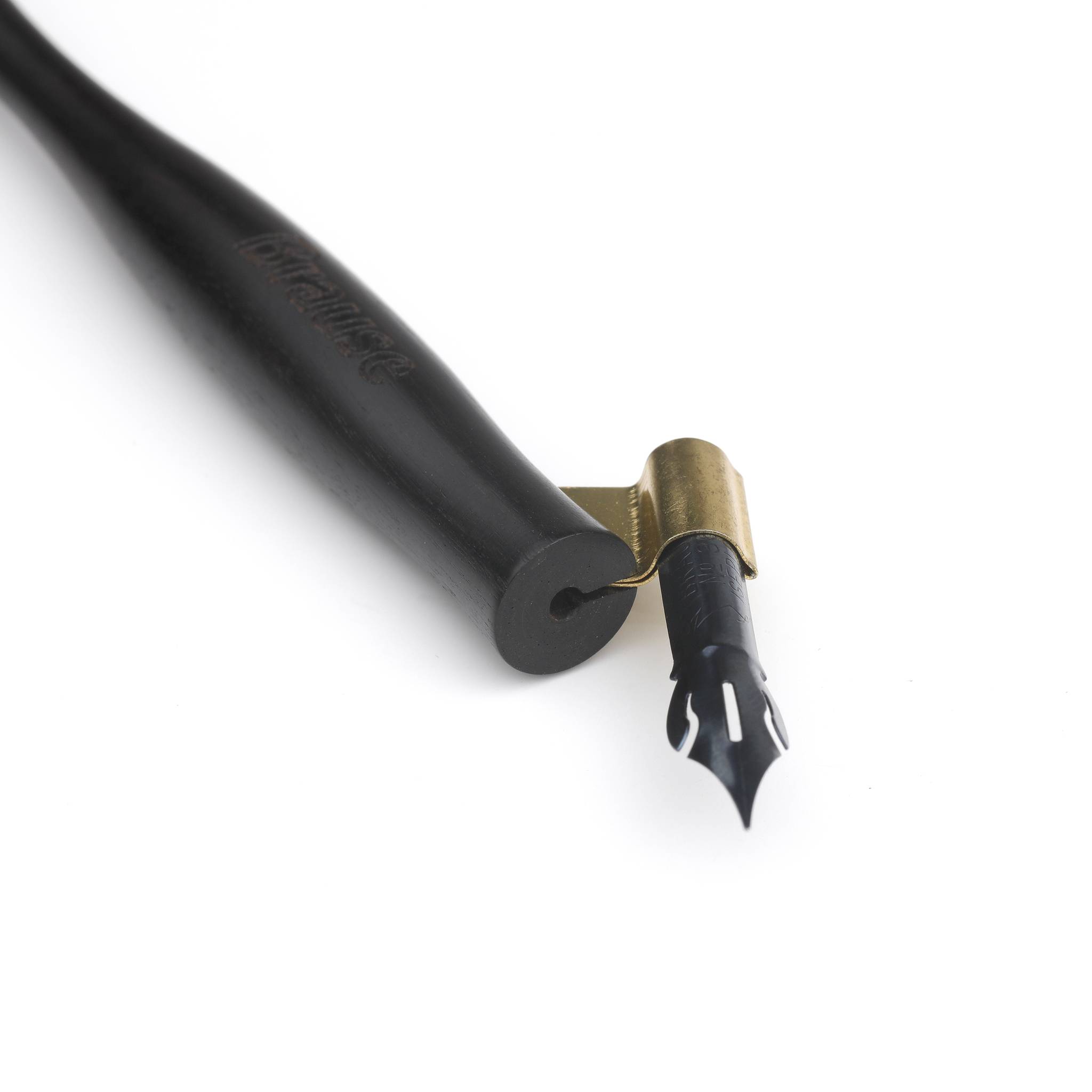 Brause 4x Schräger Federhalter aus Holz 1625B