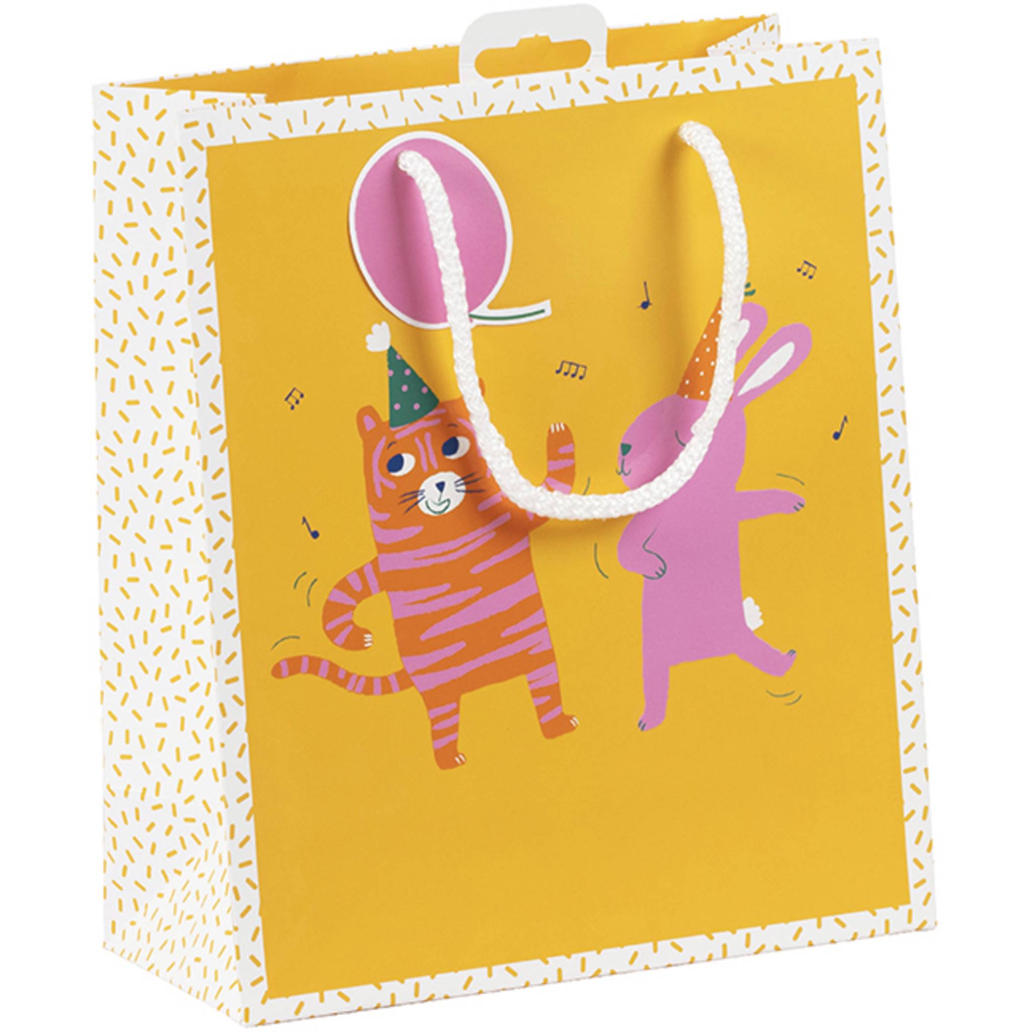 Clairefontaine 6x Geschenktasche M, Good vibes, 21,5x10,2x25,3cm - Gelb 30657-3C