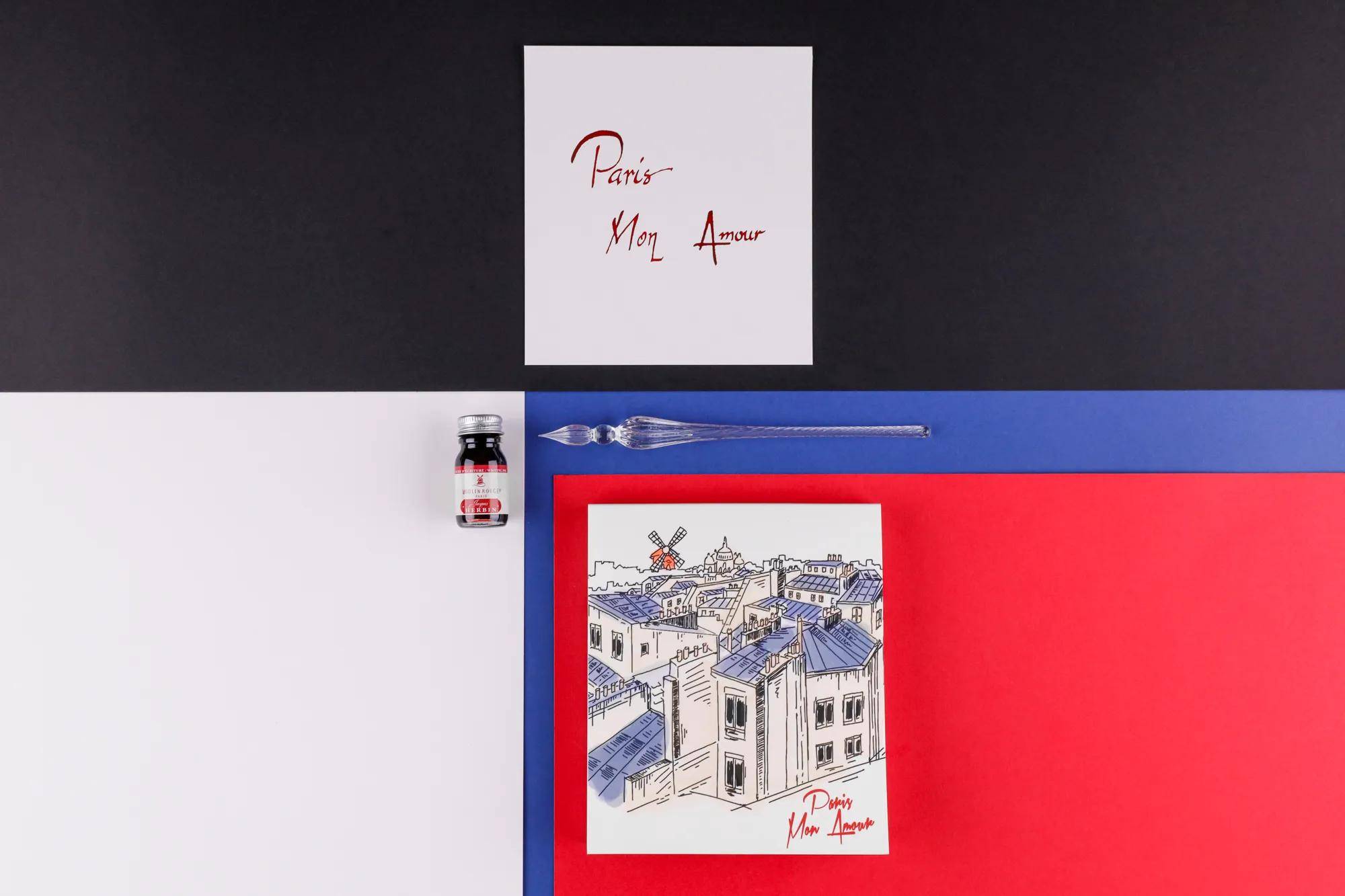 Clairefontaine 3x Kalligraphie Set 21x21cm 52 Blatt mehrfarbig 812449C