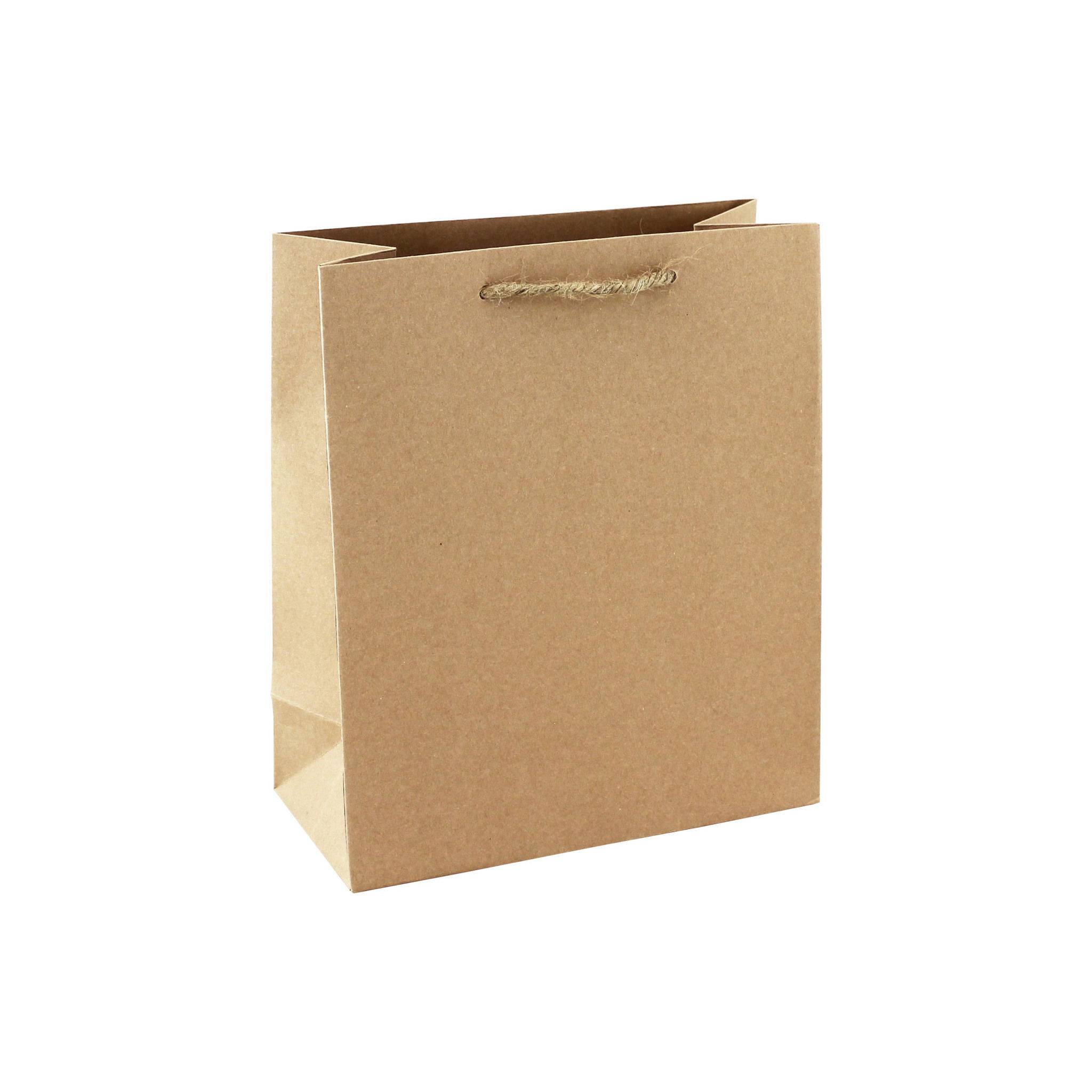 Clairefontaine 6x Tasche aus Kraftpapier, 21,5x10,2x25,3 cm Kartonbraun 28800-3C
