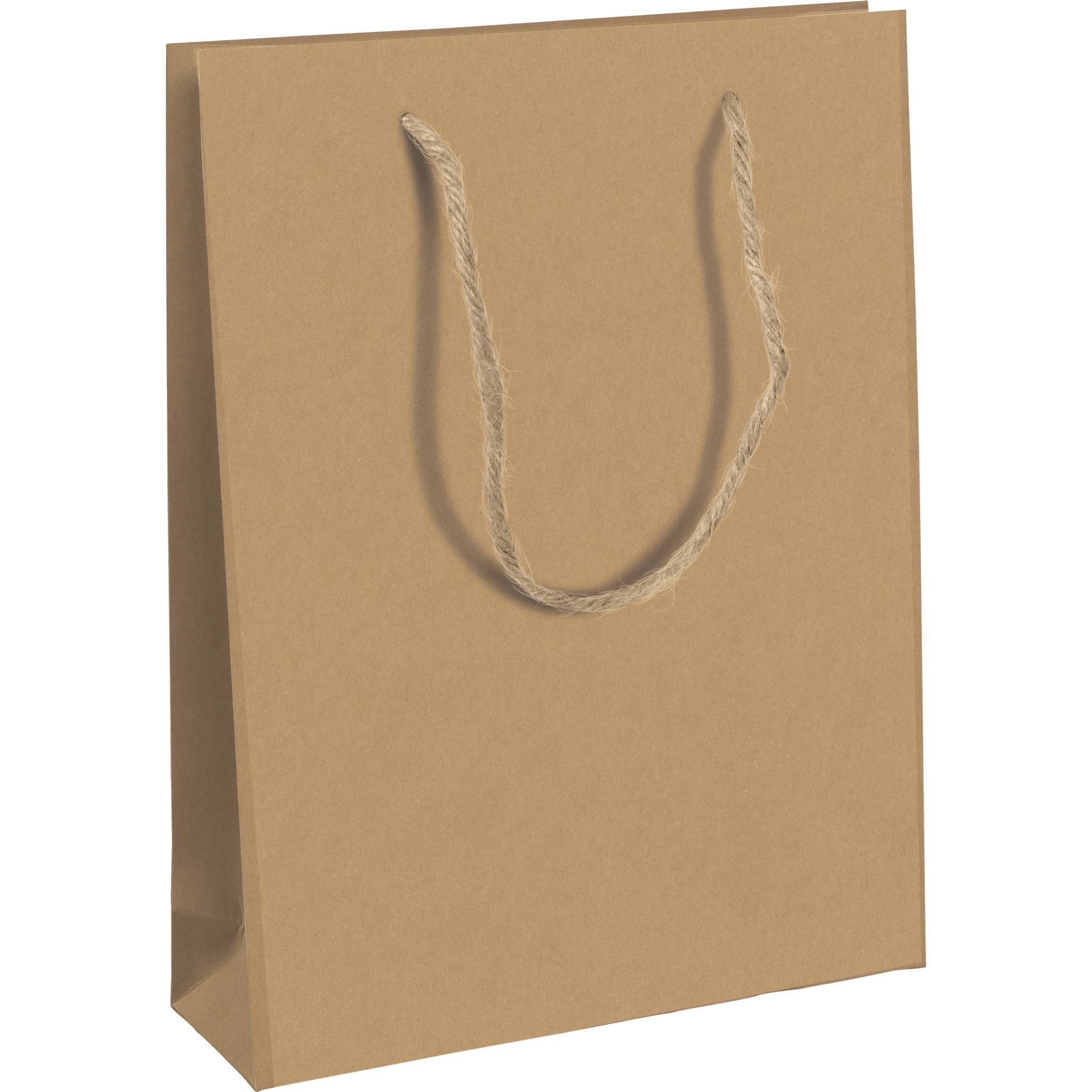 Clairefontaine 6x Tasche aus Kraftpapier, 26,5x14x33 cm - Kartonbraun 28800-2C