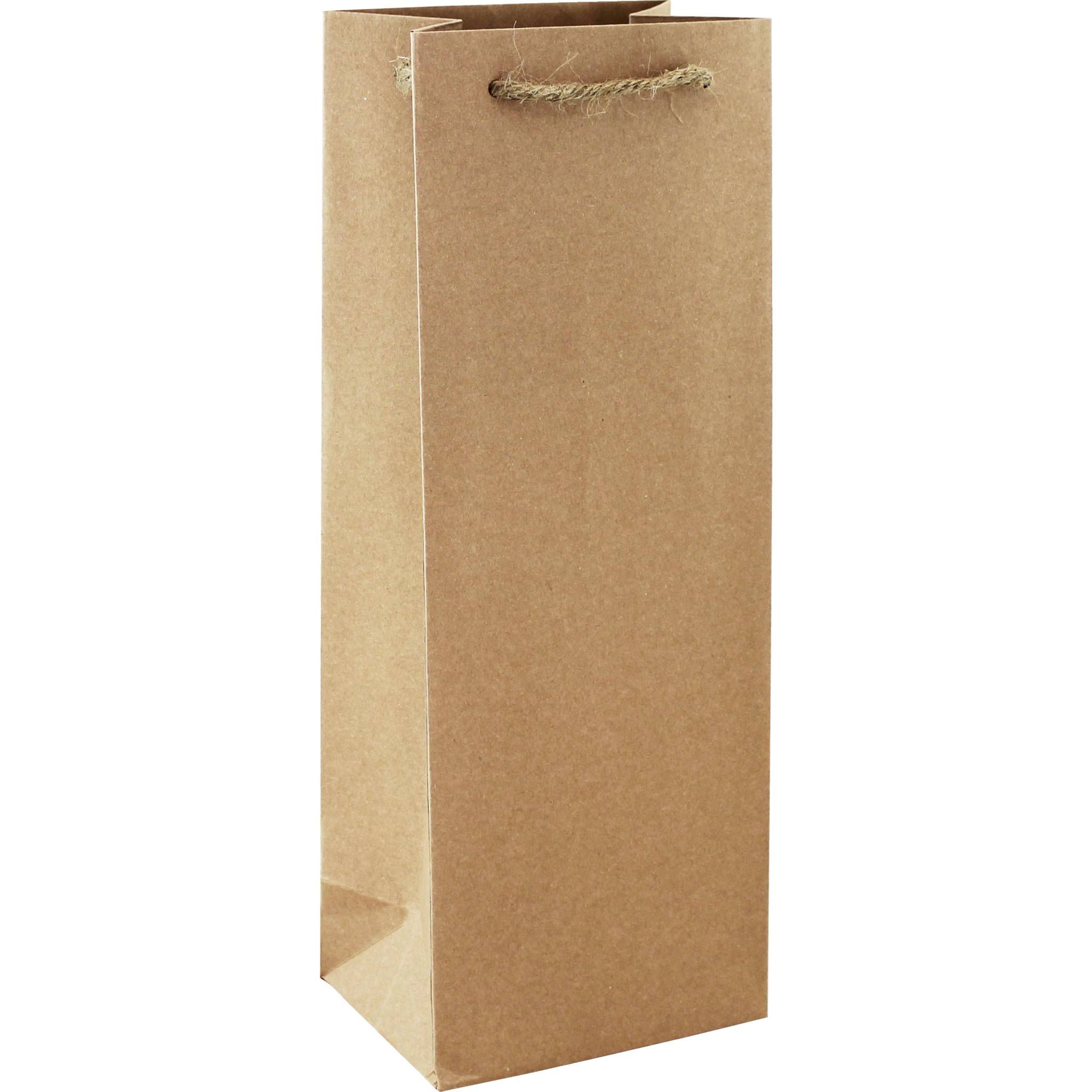 Clairefontaine 6x Geschenktasche, 12,7x9x35,5 cm - Kartonbraun 28800-4C