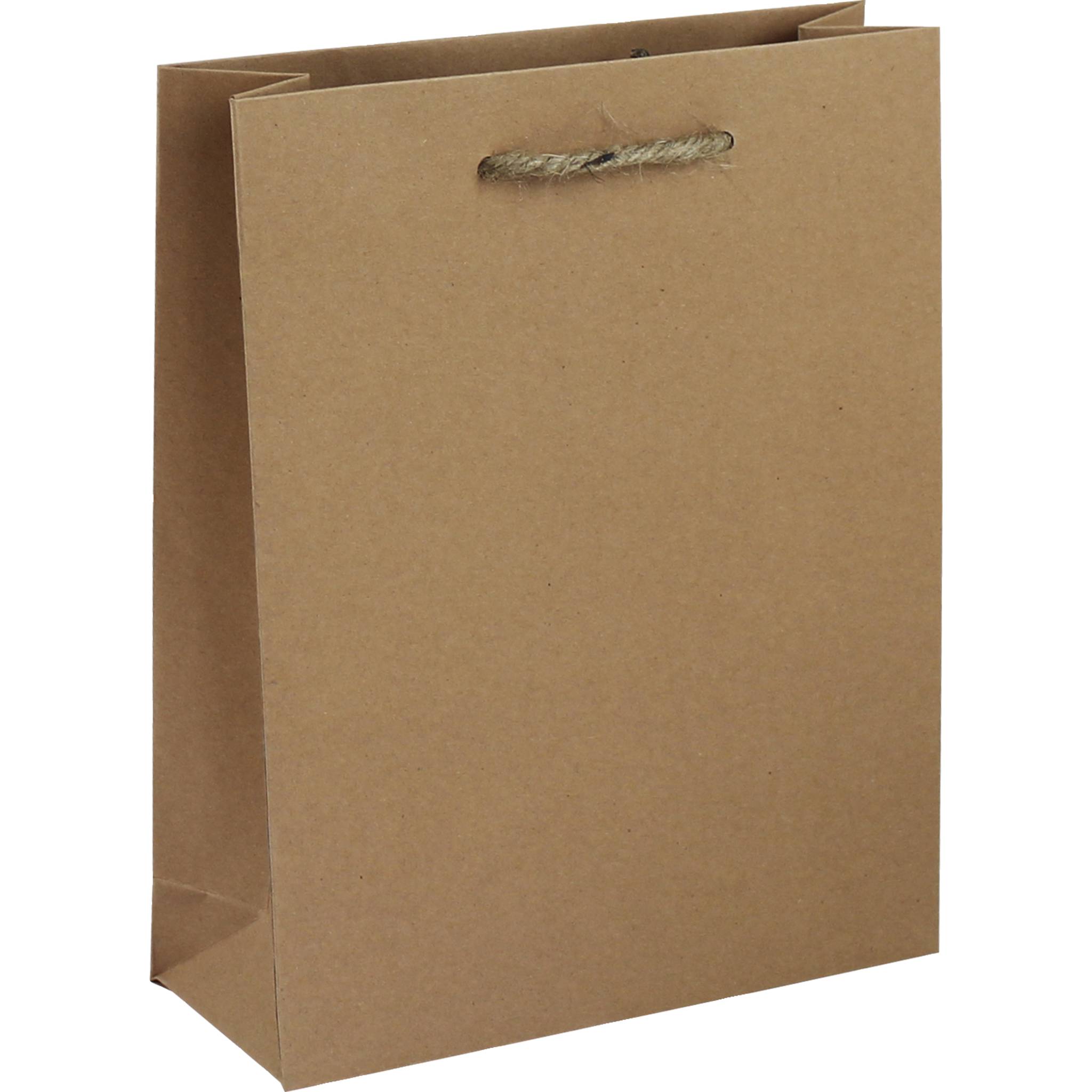 Clairefontaine 6x Tasche aus Kraftpapier, 17x6x22 cm - Kartonbraun 28800-0C