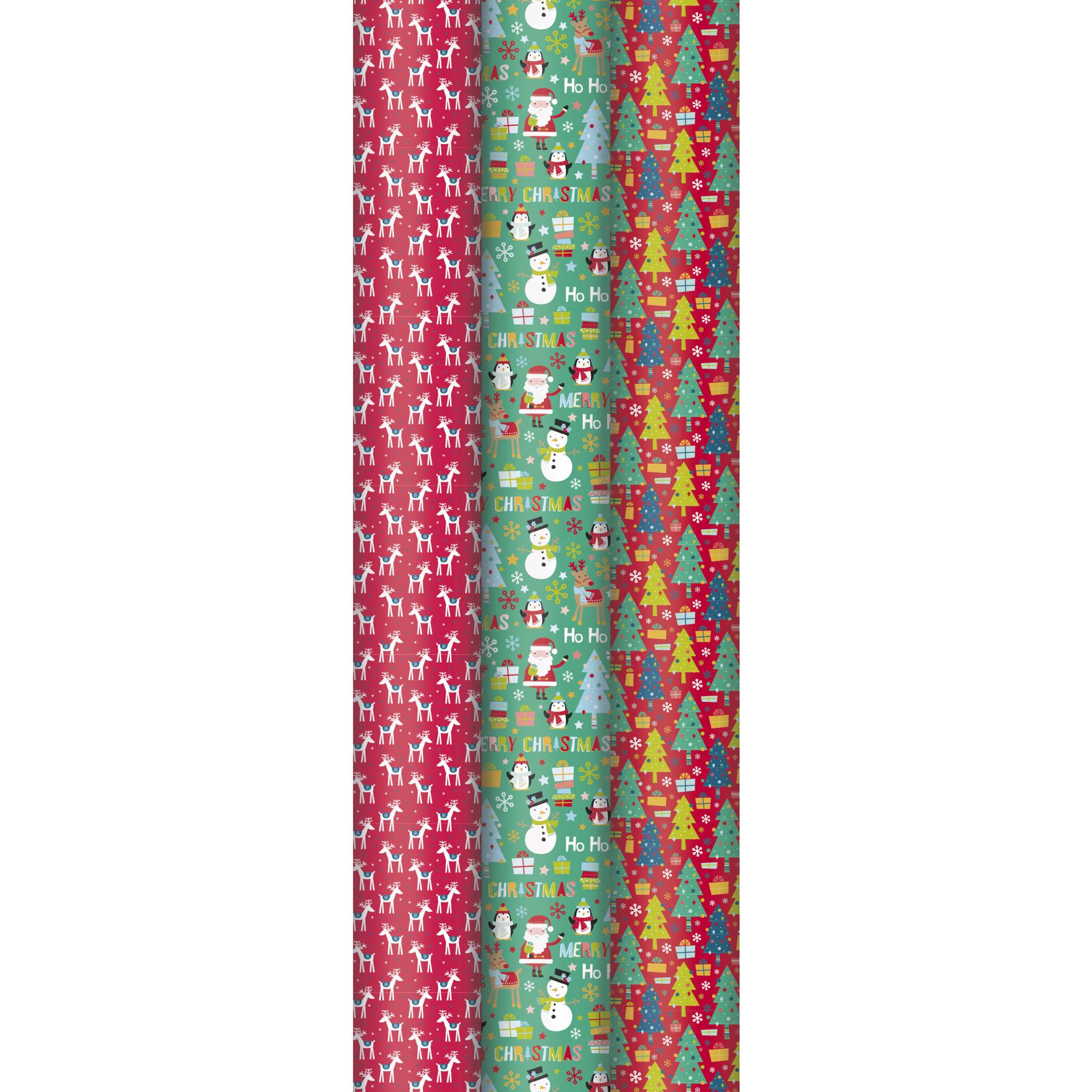 Clairefontaine 60x Geschenkpapierrollen Alliance 2x0,70m Weihnachten 211933C