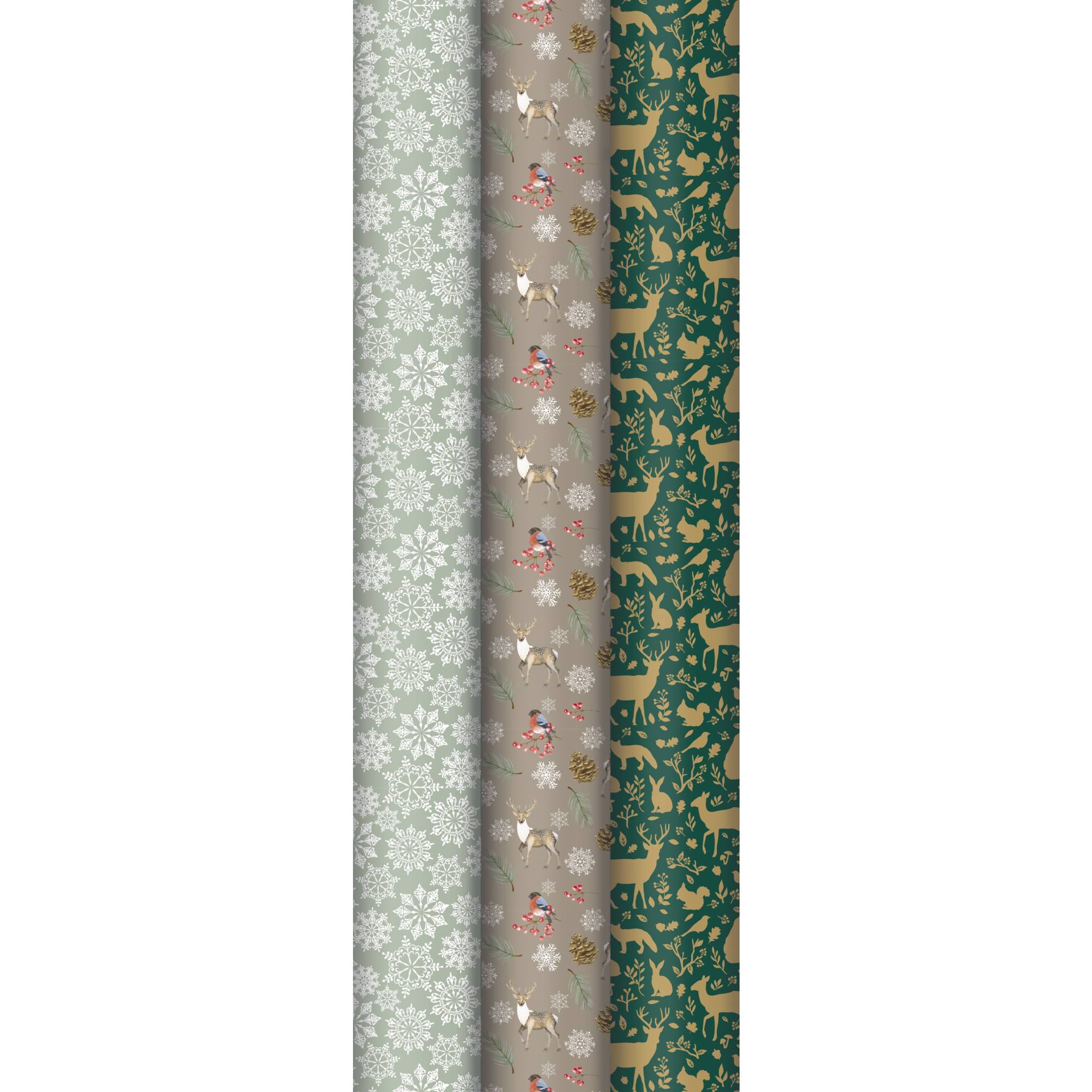 Clairefontaine 60x Geschenkpapierrollen Alliance 57g 2x0,70m Weihnachten 211932C