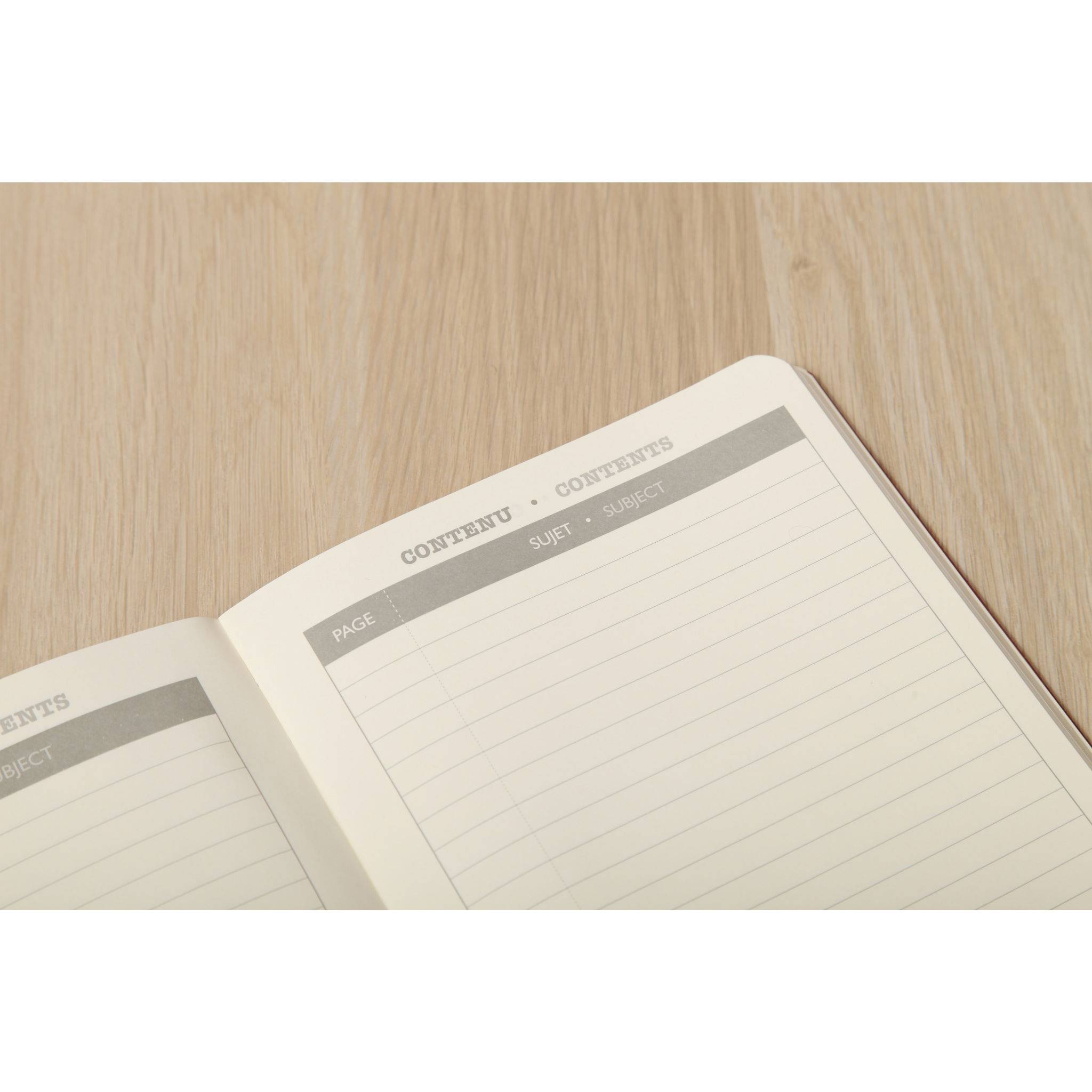 Clairefontaine 5x Notizbuch 96 Blatt liniert Papier elfenbein 90g Rot 794462C