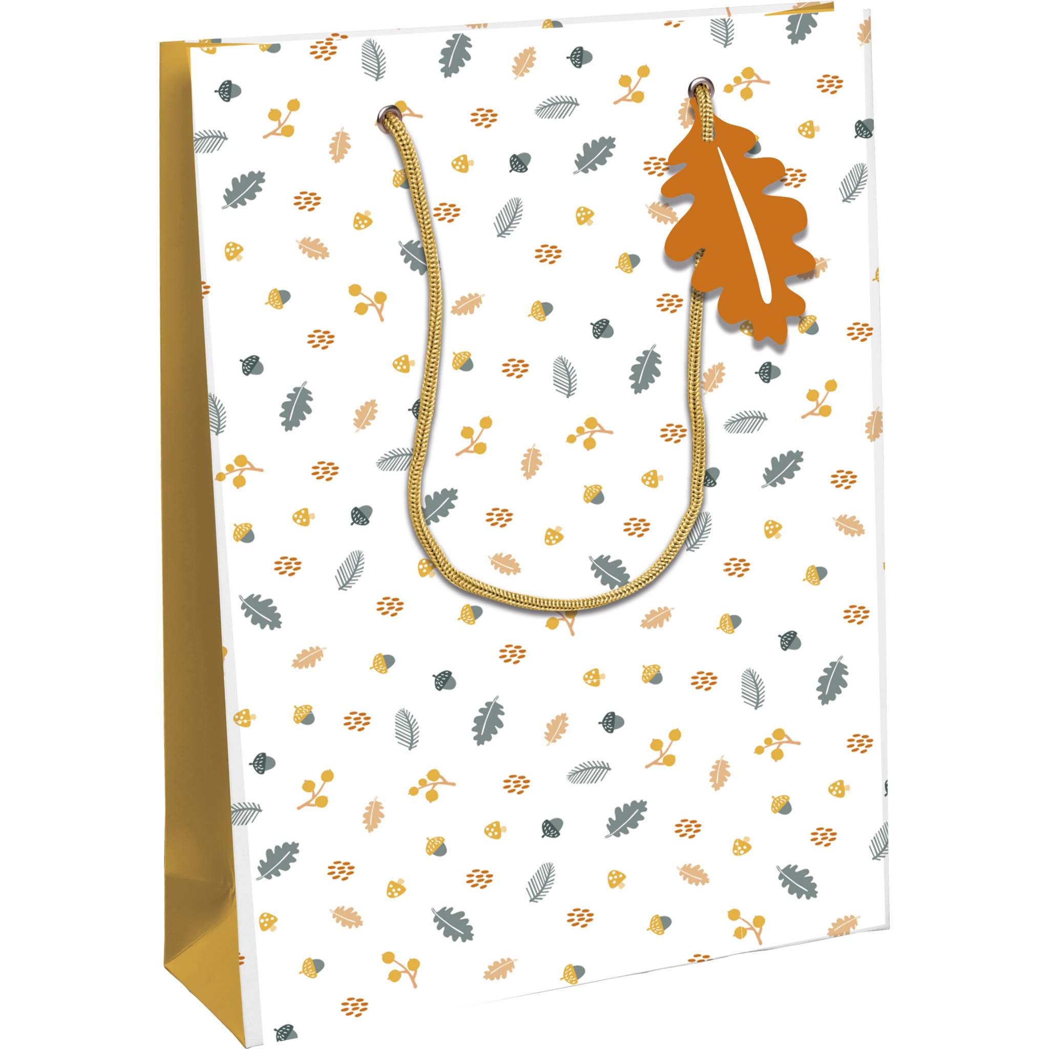 Clairefontaine 6x Geschenktasche L, Fuchs, 26,5x14x33 cm - Weiß X-30870-2C