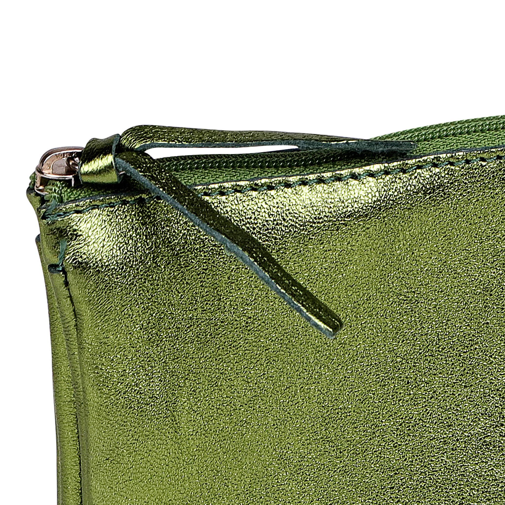 Clairefontaine 4x Große, flache Tasche 22x11cm Grün 400023C