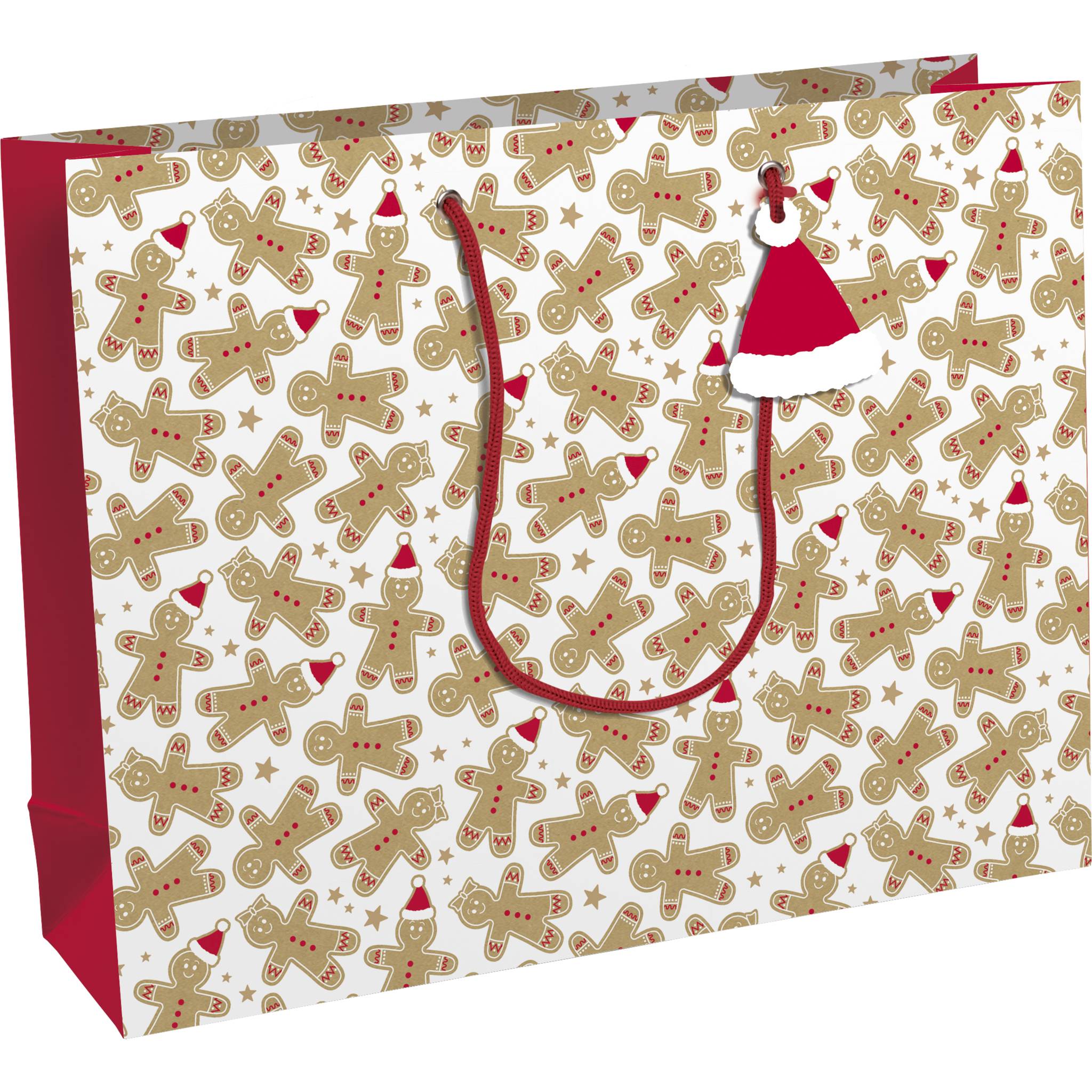 Clairefontaine 6x Geschenktasche Kraft Shopping 37,3x11,8x27,5cm Weiß X-30894-6C