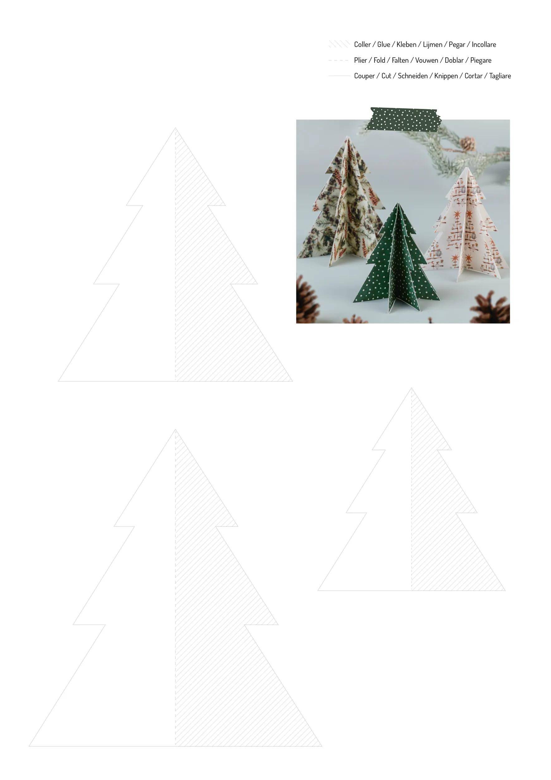 Clairefontaine 5x Block A4 (21x29,7cm), 20 Bl 160g Weihnachten Mehrfarbig 95548C