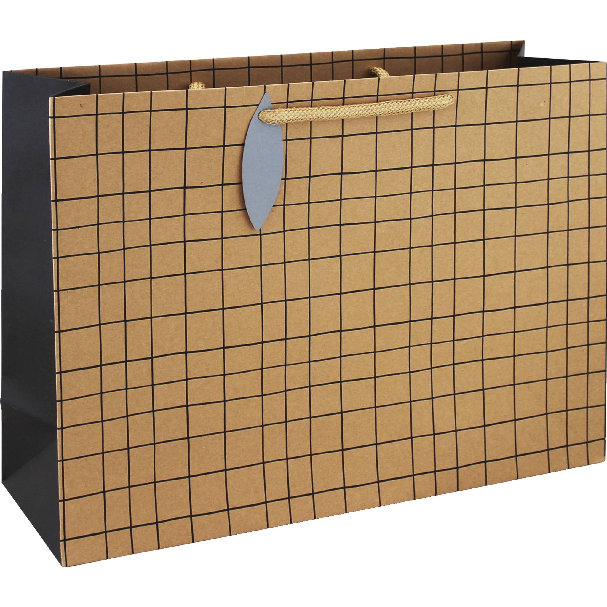 Clairefontaine 6x Geschenktasche aus Kraftpapier 37,3x11,8x27,5cm braun 28794-6C