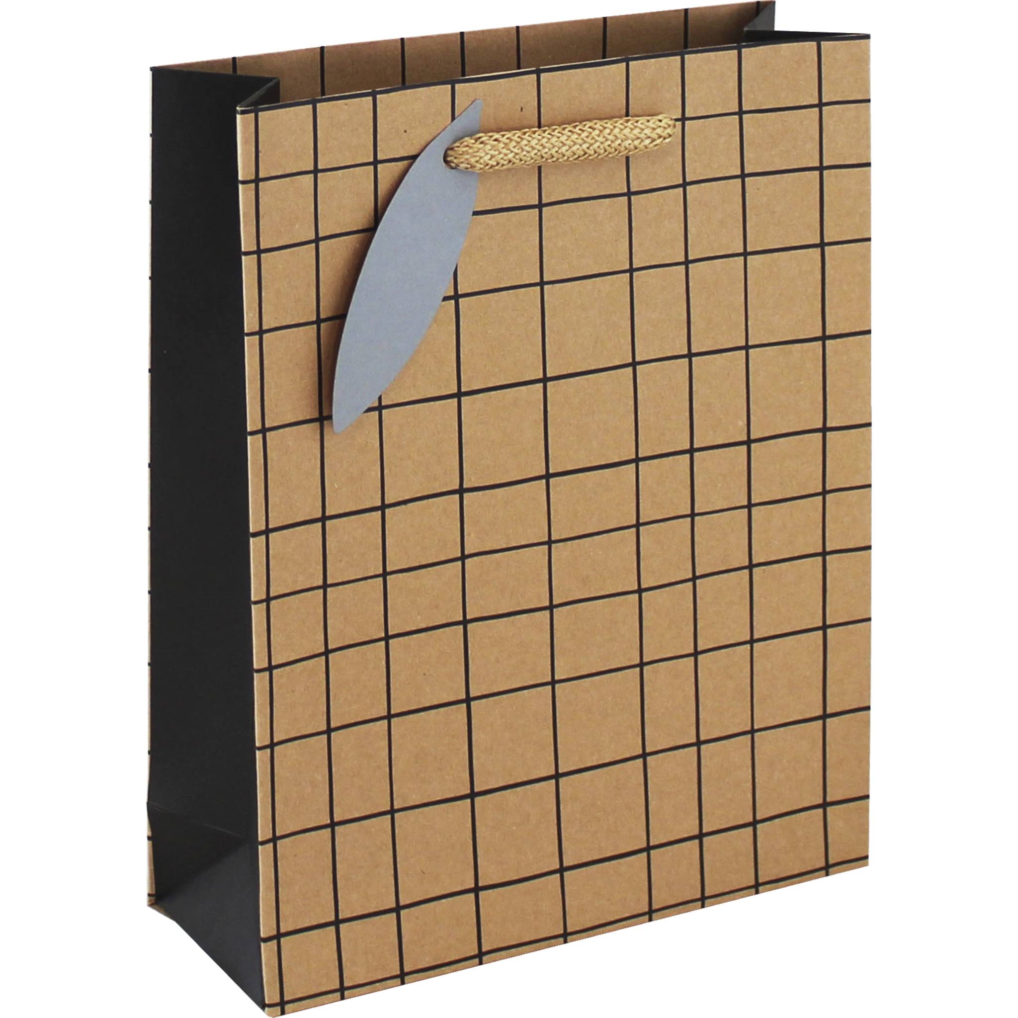 Clairefontaine 6x Geschenktasche aus Kraftpapier, 17x6x22 cm braun 28794-0C