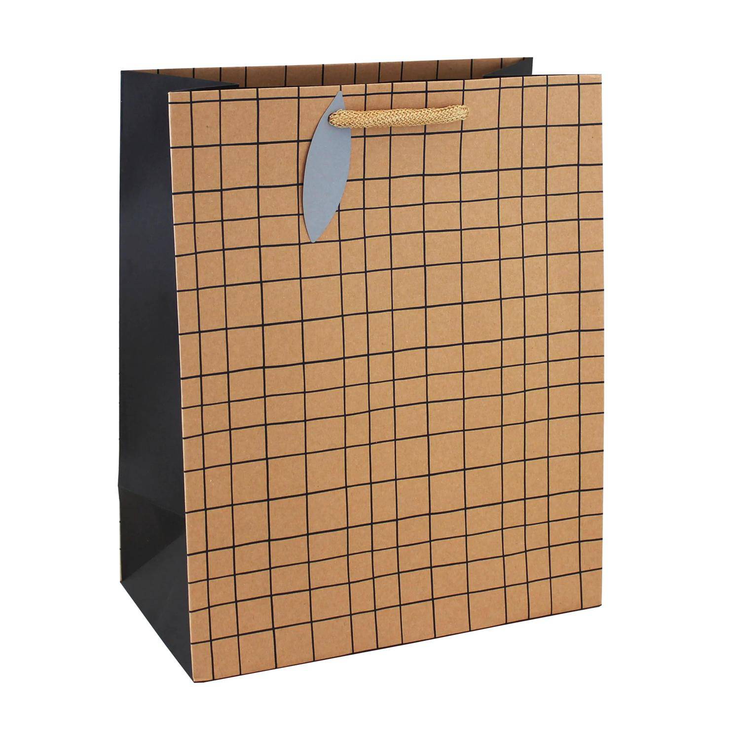 Clairefontaine 6x Minimalist, große Geschenkttasche 26,5x14x33 cm braun 28794-2C