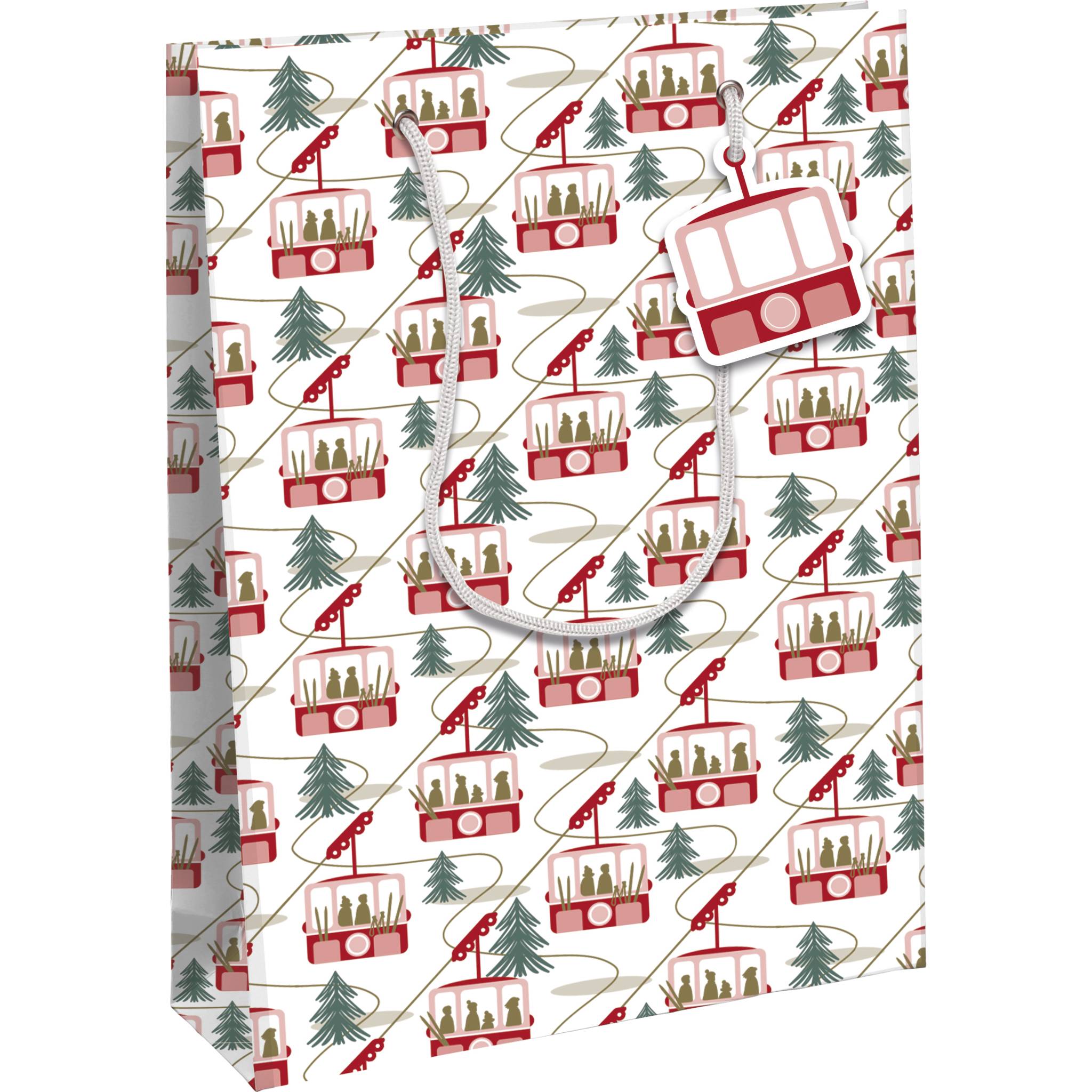 Clairefontaine 6x Höhenlage Geschenktasche 26,5x14x33cm - Weiß X-32799-2C