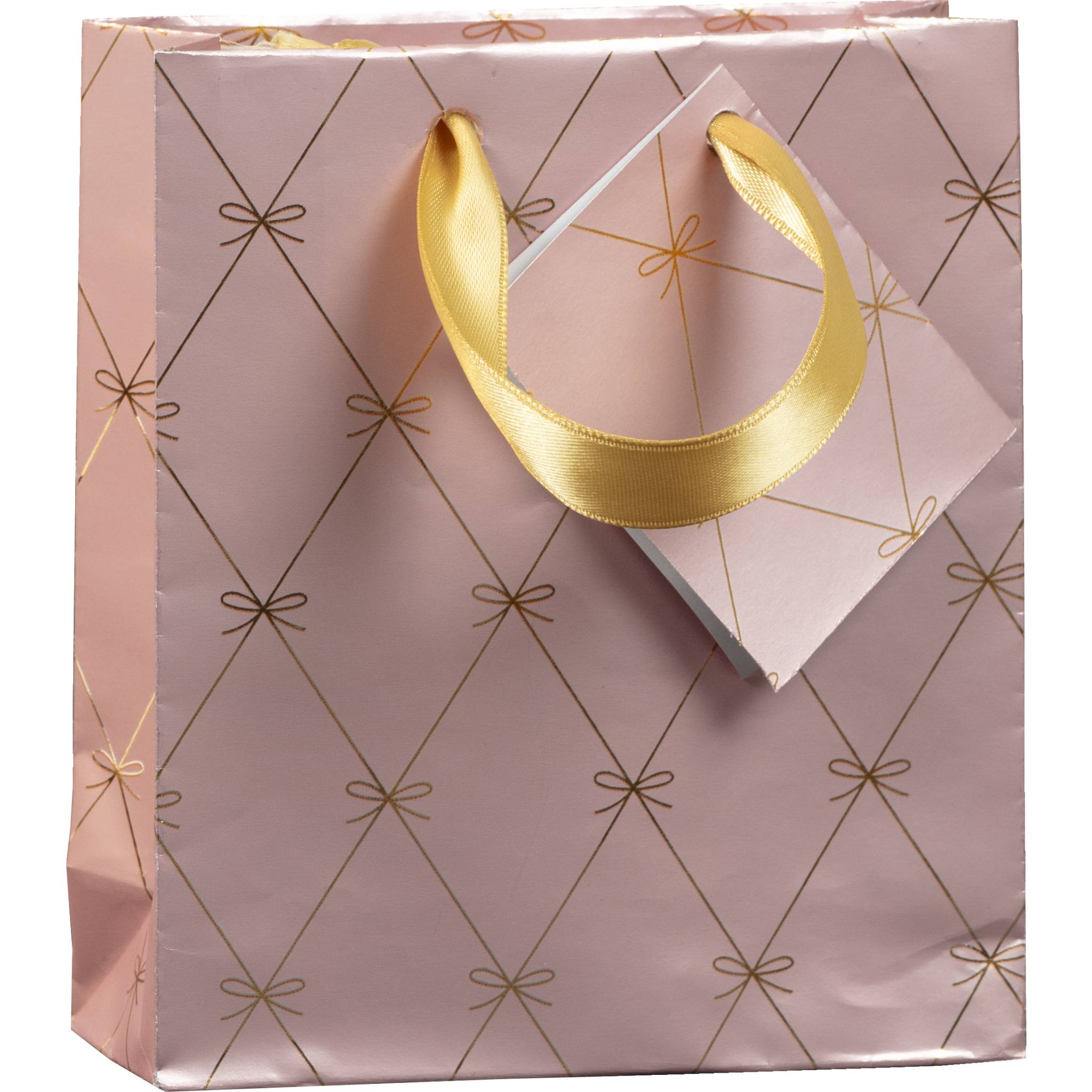 Clairefontaine 5x Kleine Geschenktasche, Primerose, 12x4,5x13,5 cm Rosa 212908C