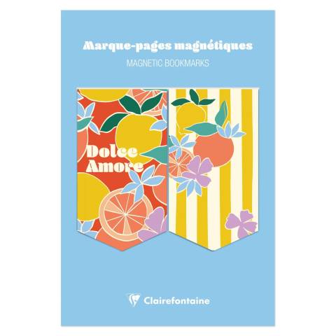 Clairefontaine 10x Dolce Amore, Set 2 Lesezeichen 10,5x15,5cm 116284C