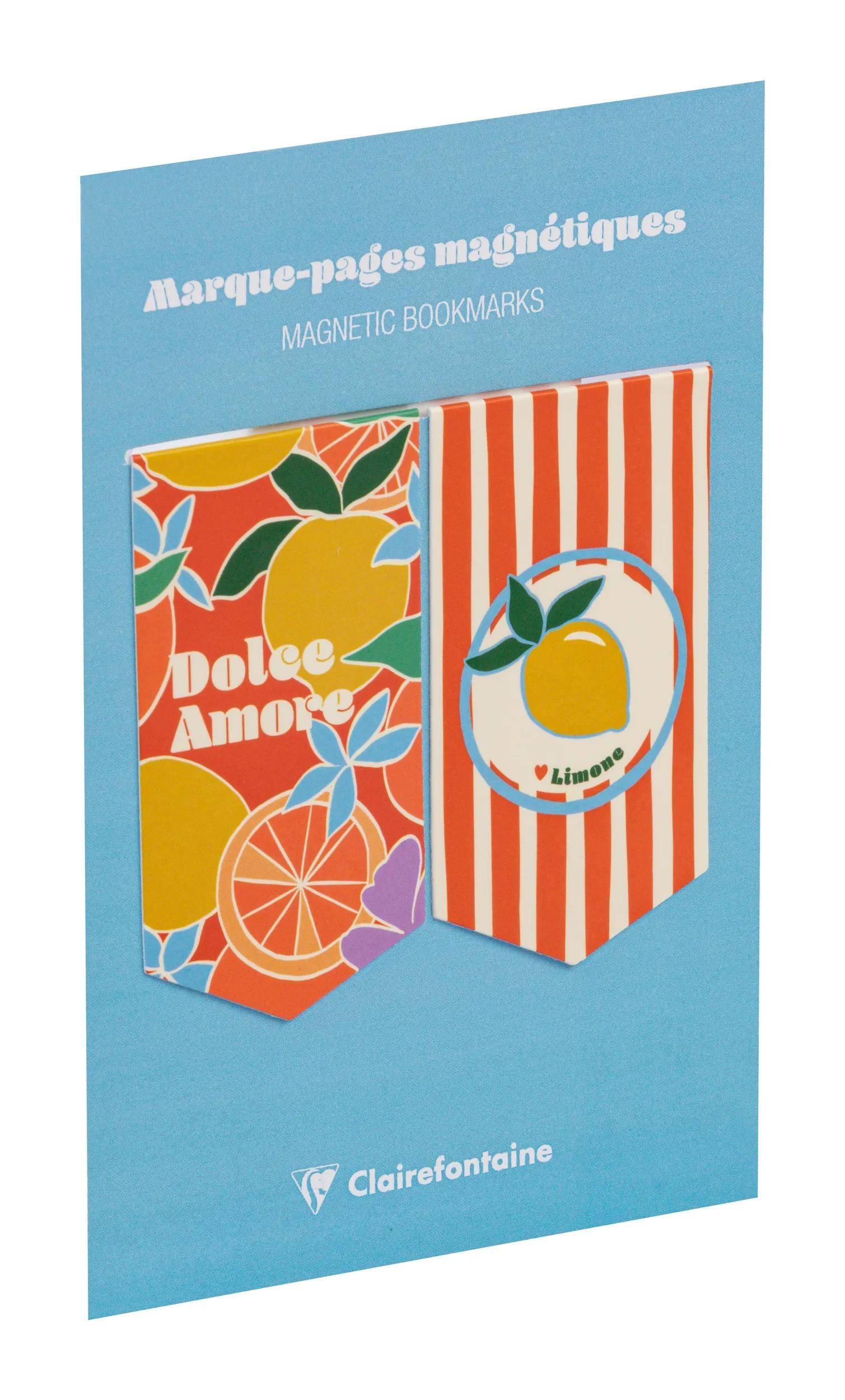 Clairefontaine 10x Dolce Amore, Set 2 Lesezeichen 10,5x15,5cm 116284C