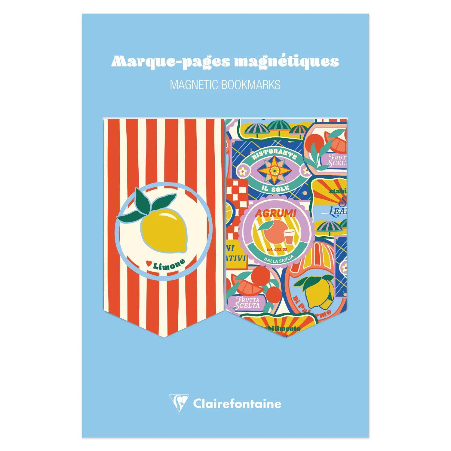 Clairefontaine 10x Dolce Amore, Set 2 Lesezeichen 10,5x15,5cm 116284C