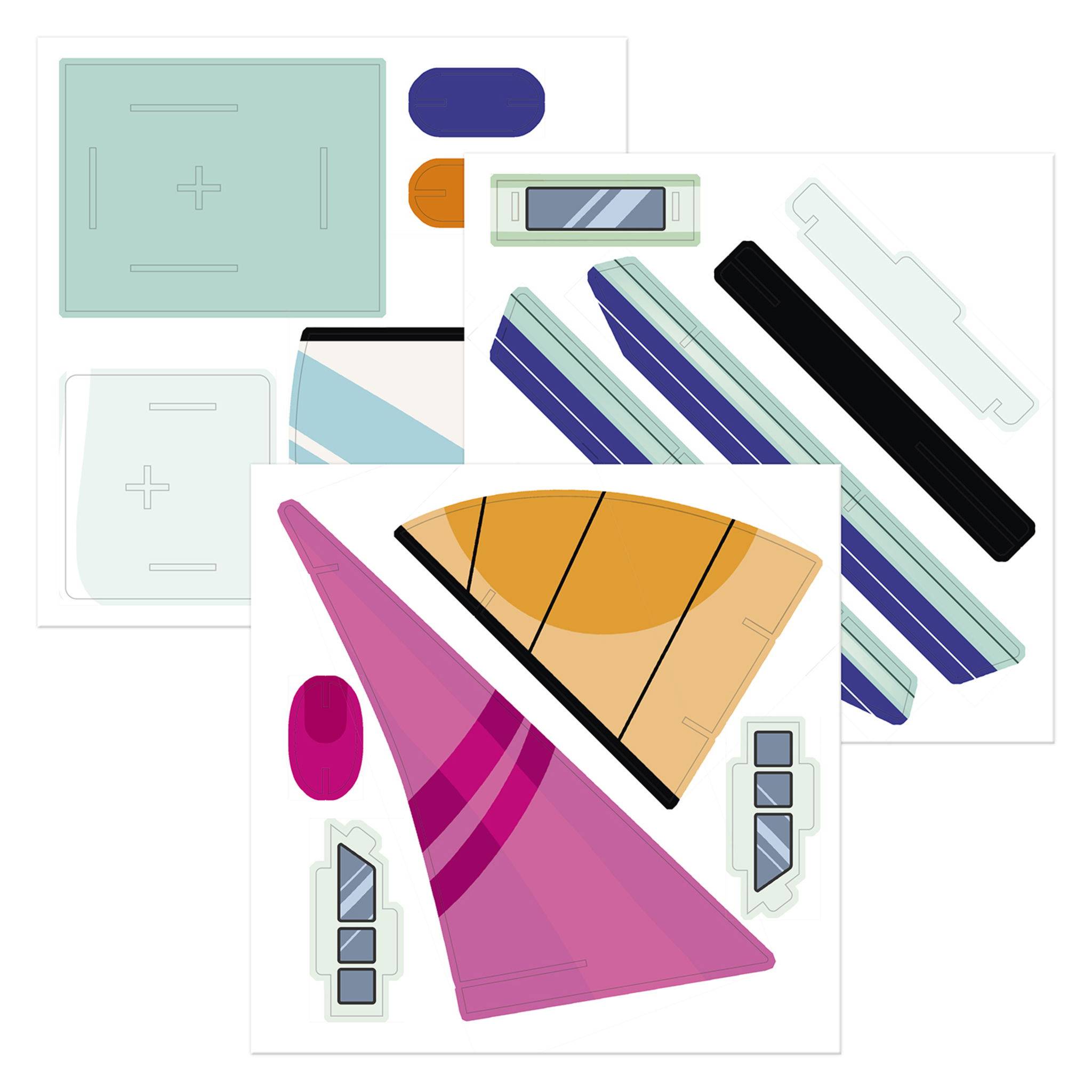 Avenue Mandarine 3x Crea 3D, Boot - Orange PU034C