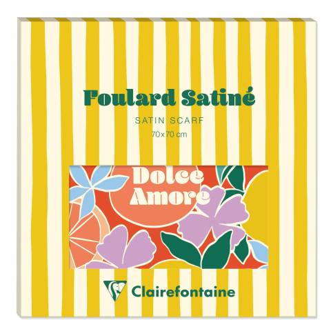 Clairefontaine 4x Dolce Amore, Satinschal 70 x 70 cm 116288C