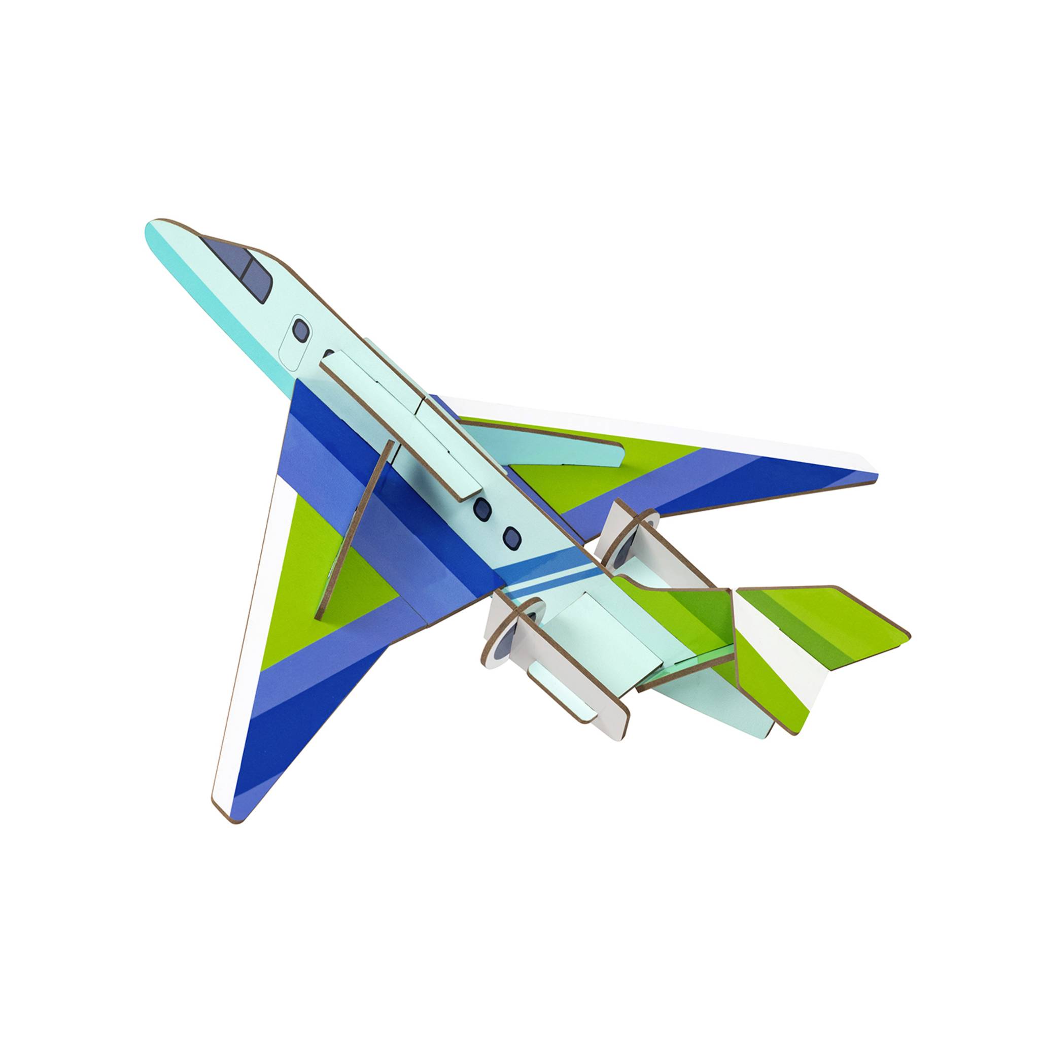 Avenue Mandarine 3x Crea 3D, Flugzeug - Grün PU033C